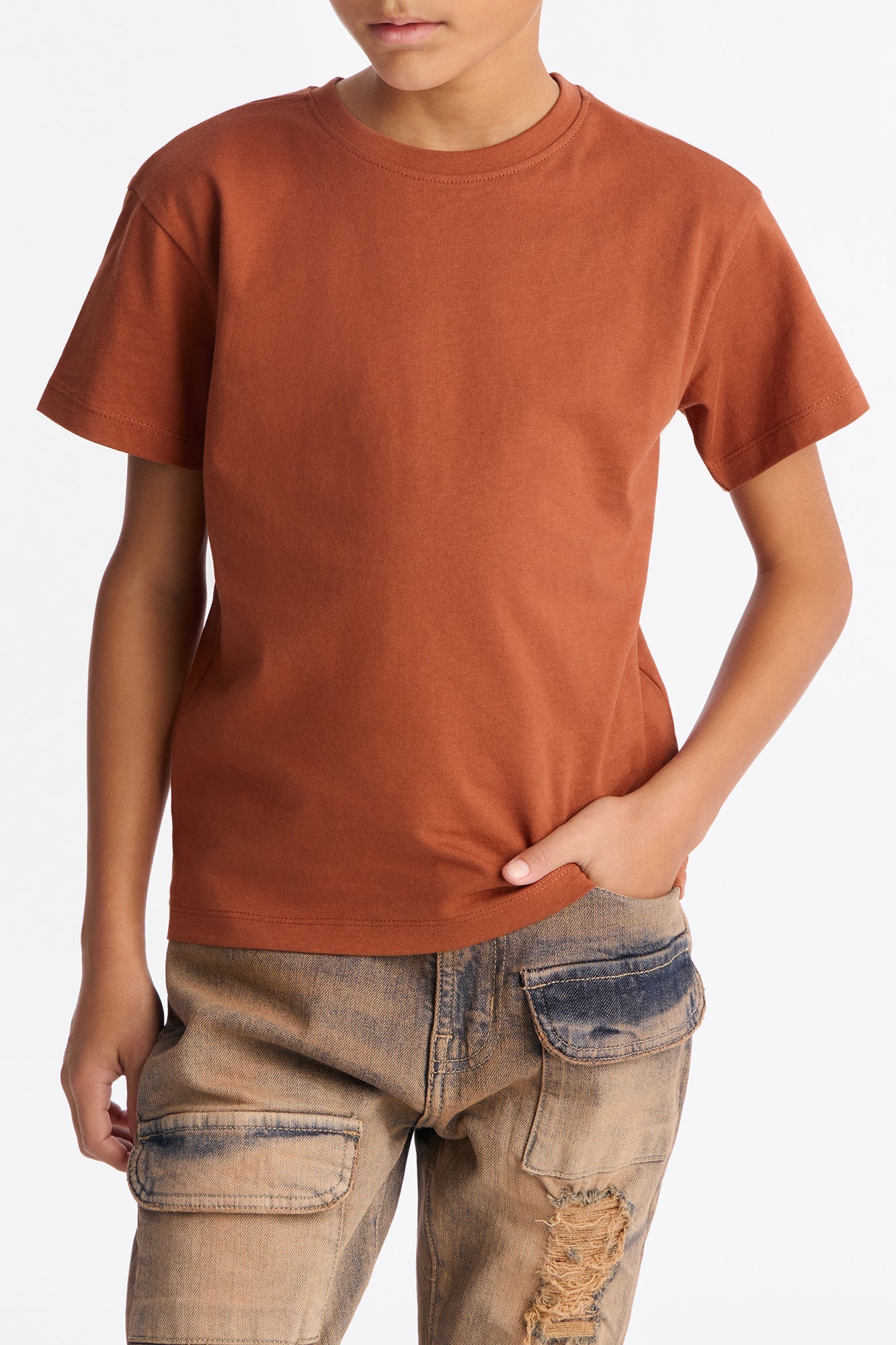 Mini Classic Lightweight Tee - Rust