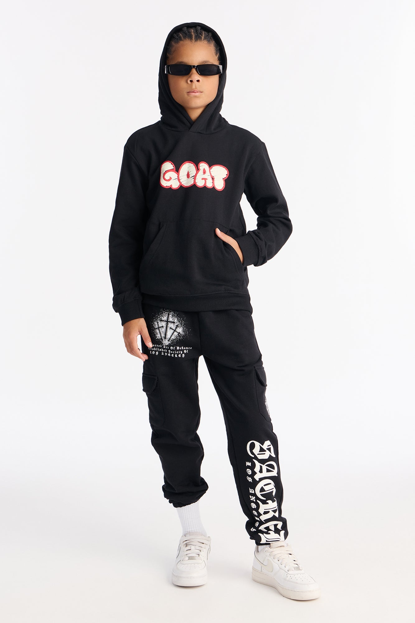 Mini Sacred Los Angeles Jogger Pants - Black