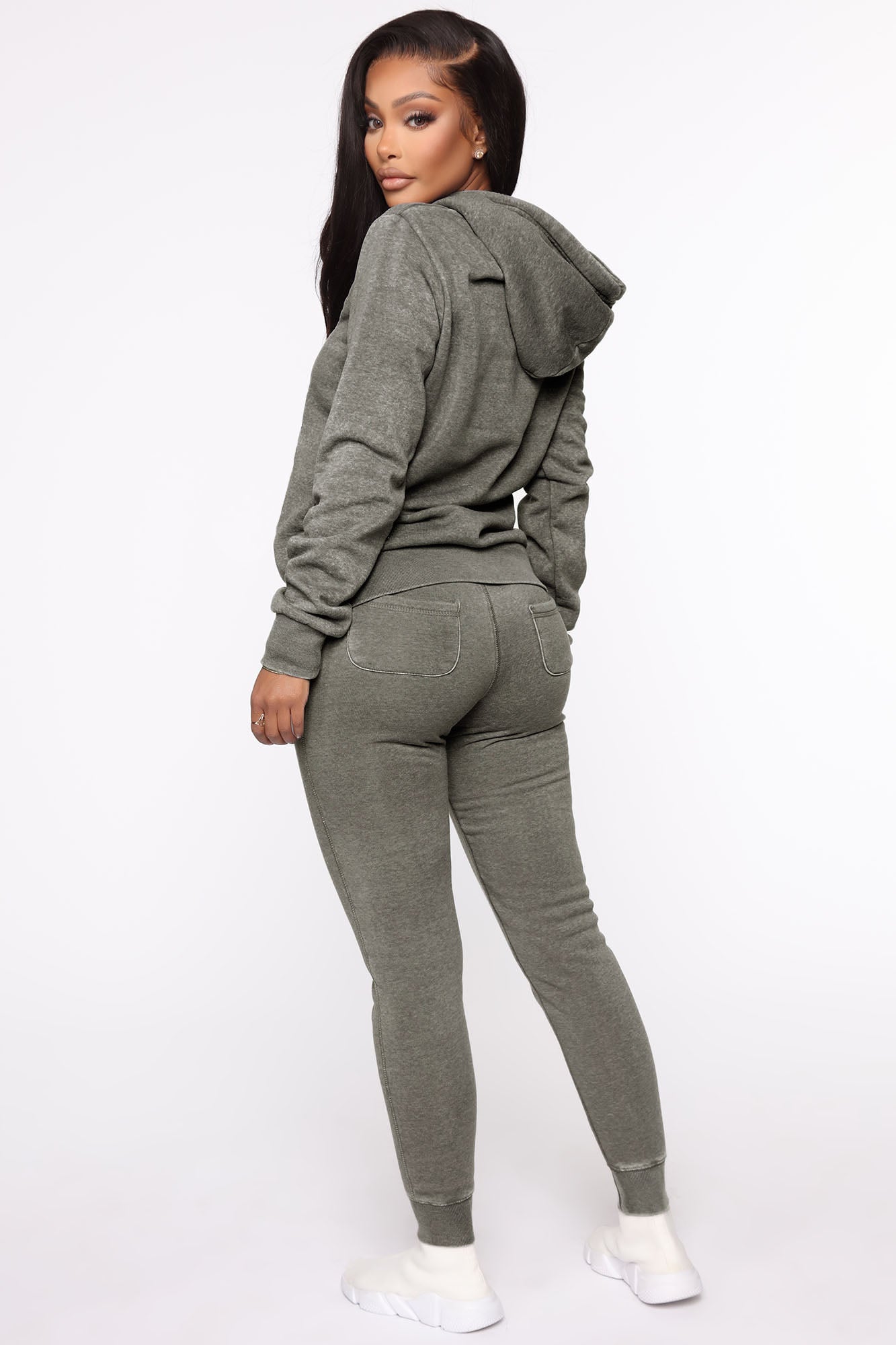 Sweet Dreams Mineral Wash Hoodie - Heather Grey