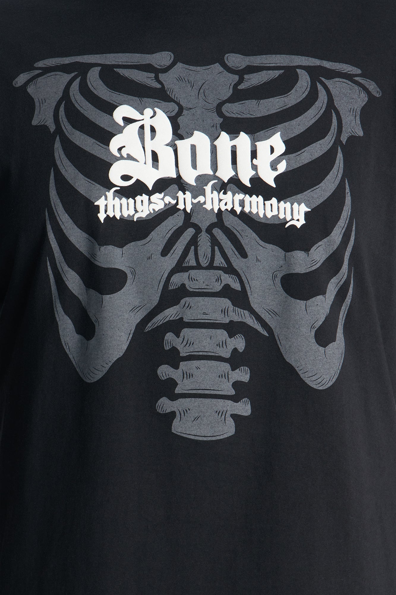 Bone Thugs N Harmony Rib Cage Short Sleeve Shirt - Black