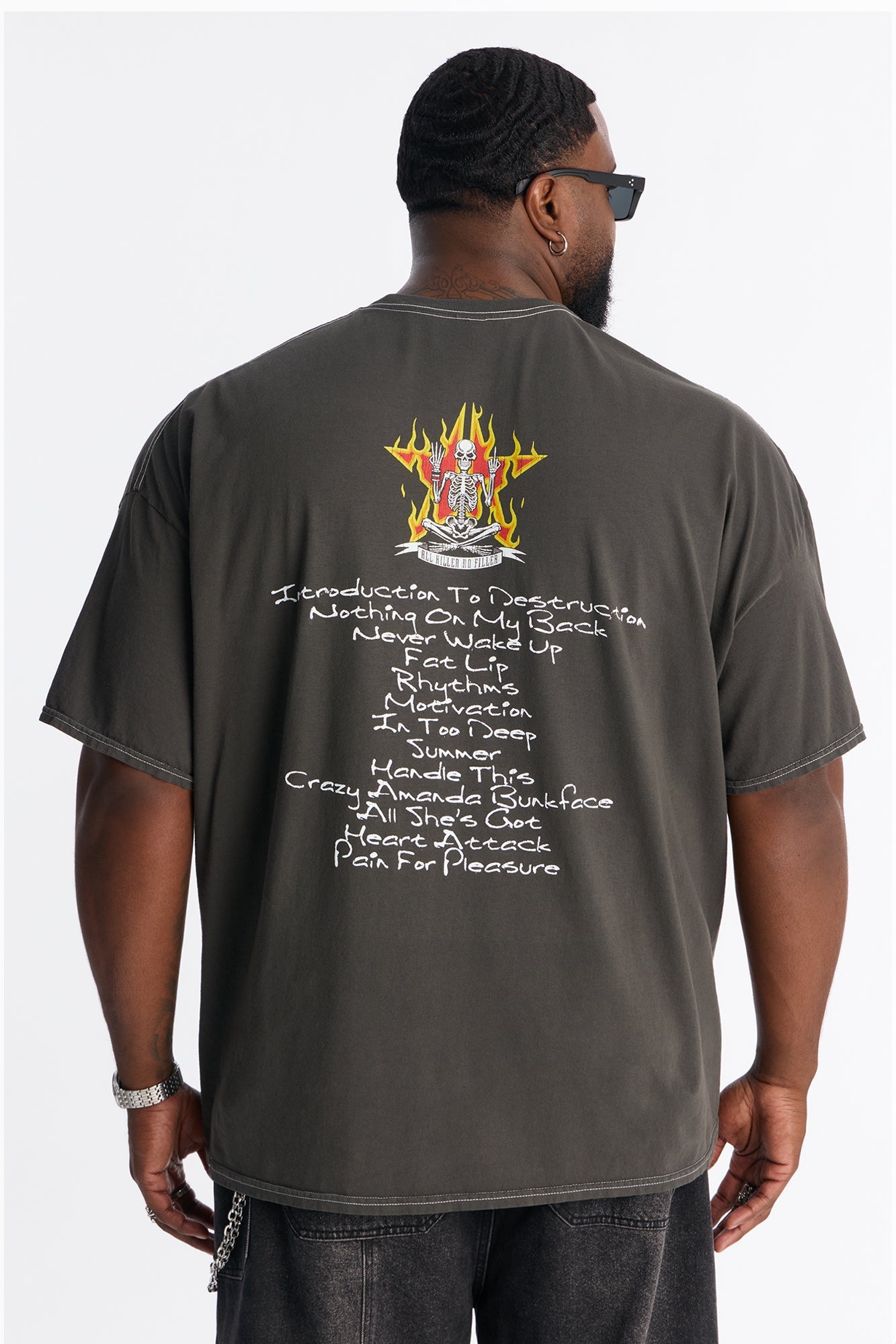 Sum 41 No Filler Short Sleeve Tee - Black