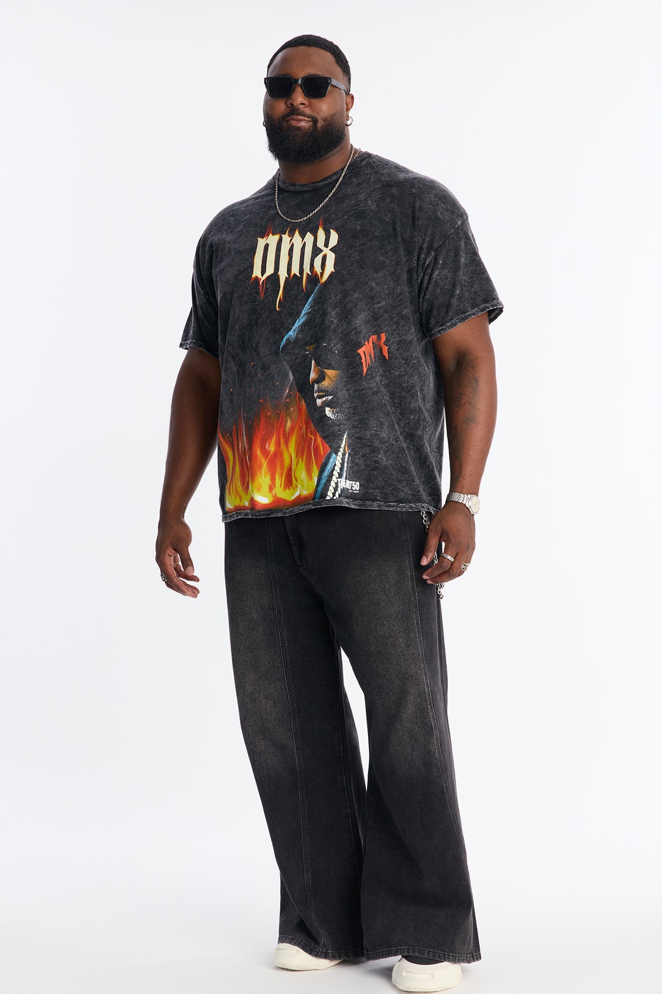 DMX On Fire Short Sleeve Tee - Black
