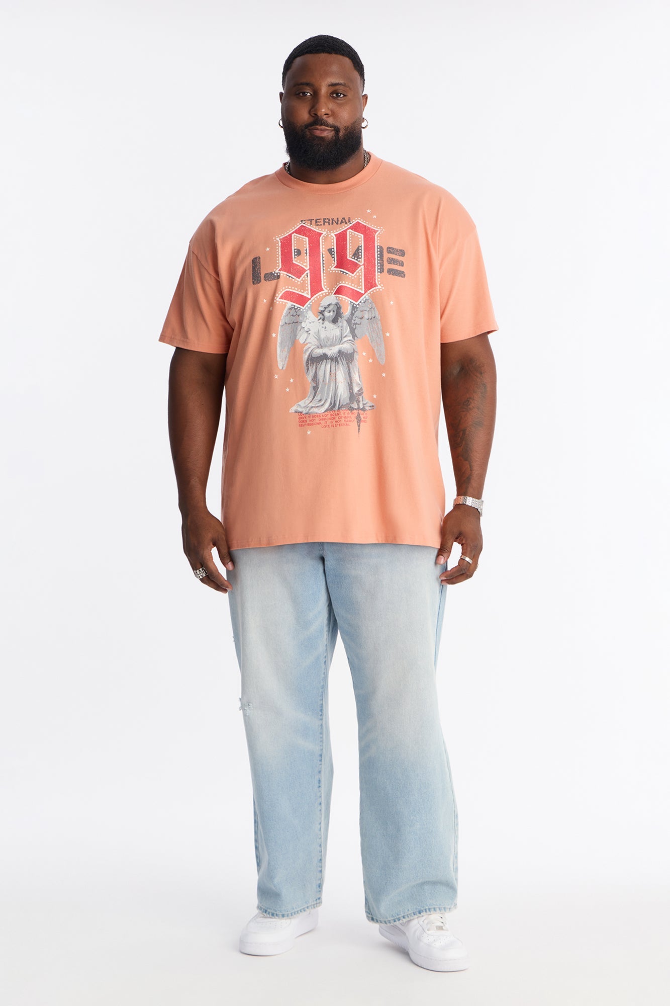Eternal 99 Short Sleeve Tee - Peach