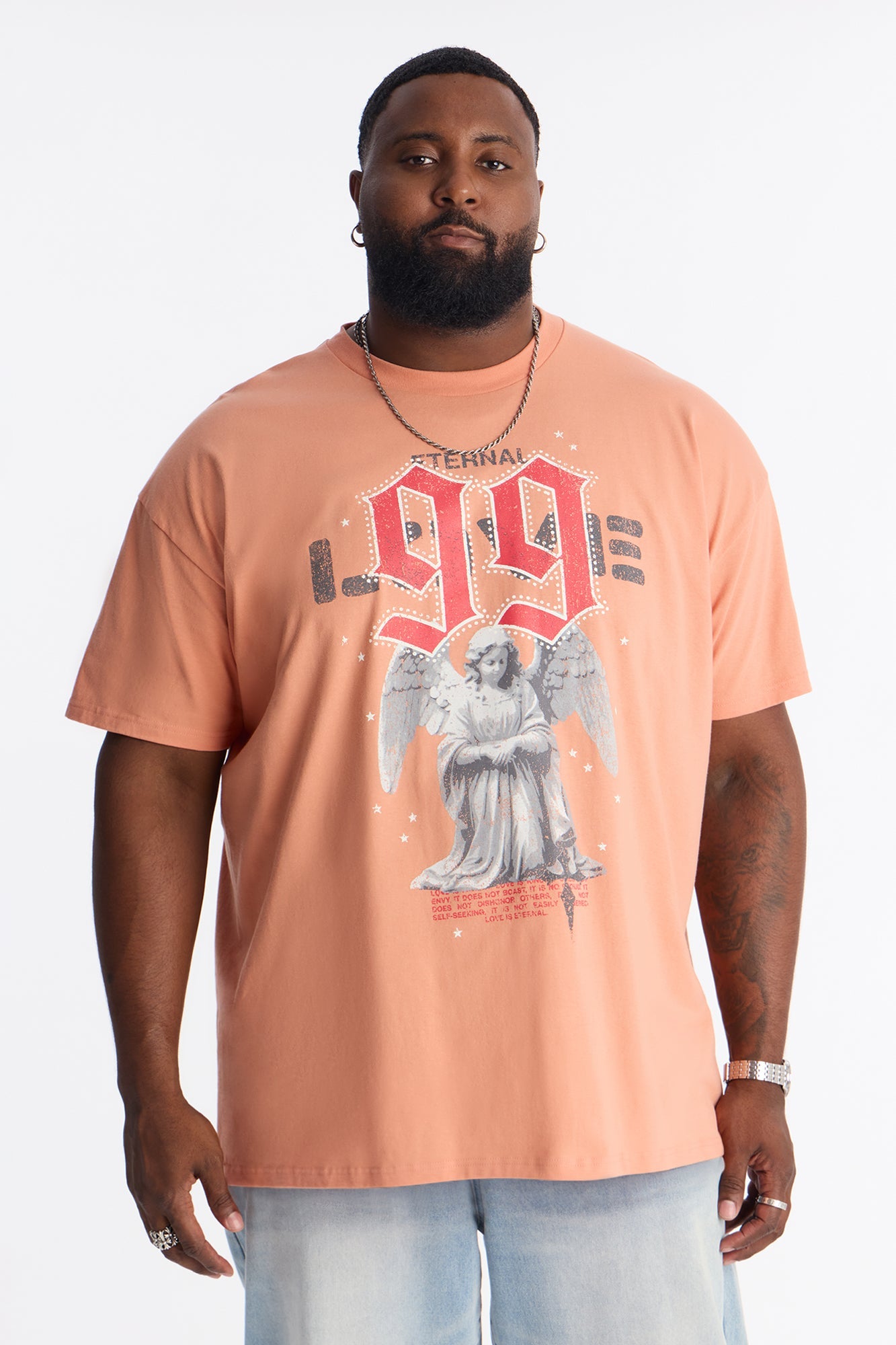 Eternal 99 Short Sleeve Tee - Peach