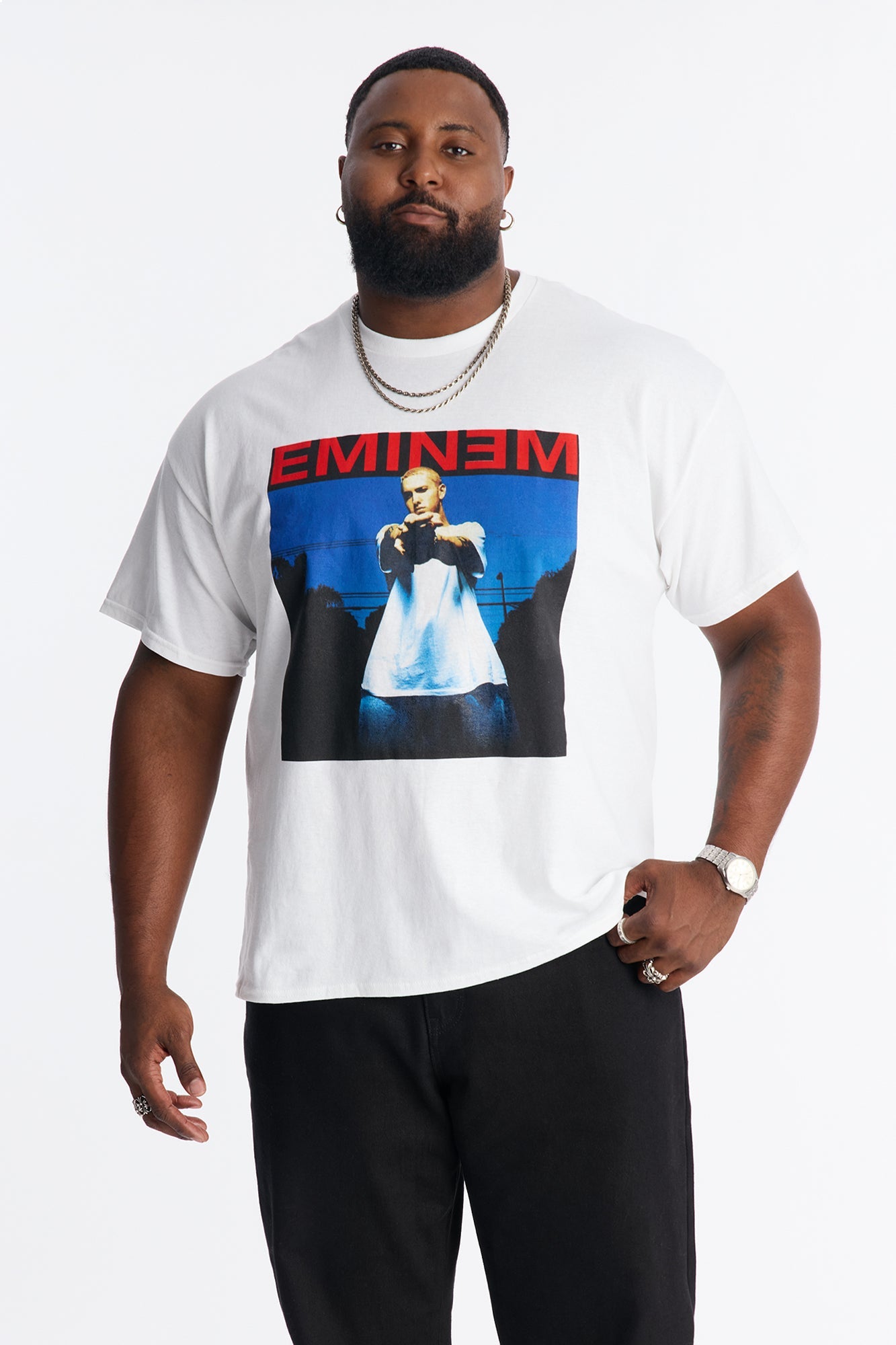 Eminem The Real Slim Shady Short Sleeve Tee - White
