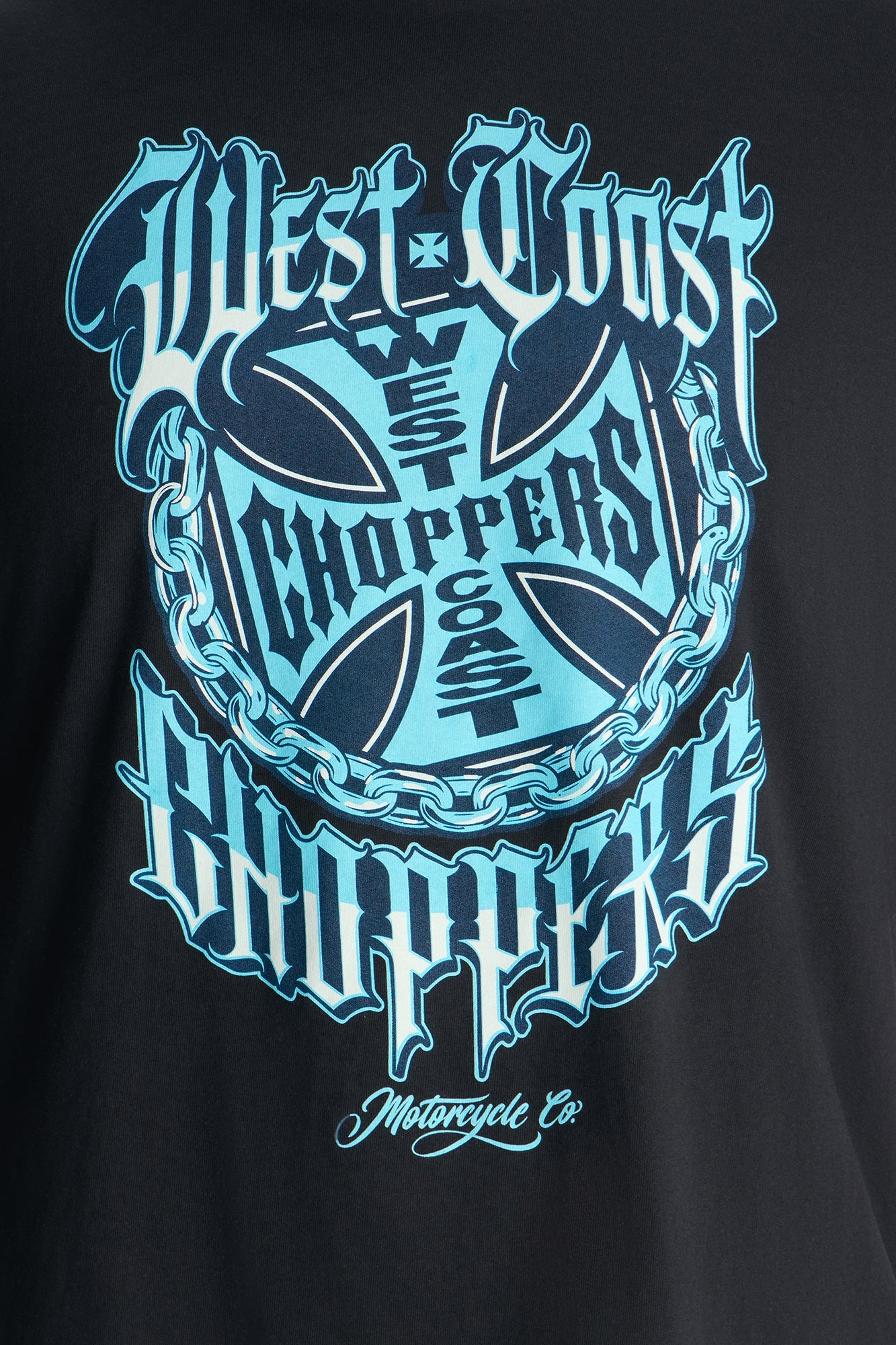 West Coast Choppers Chain Short Sleeve Tee - Black