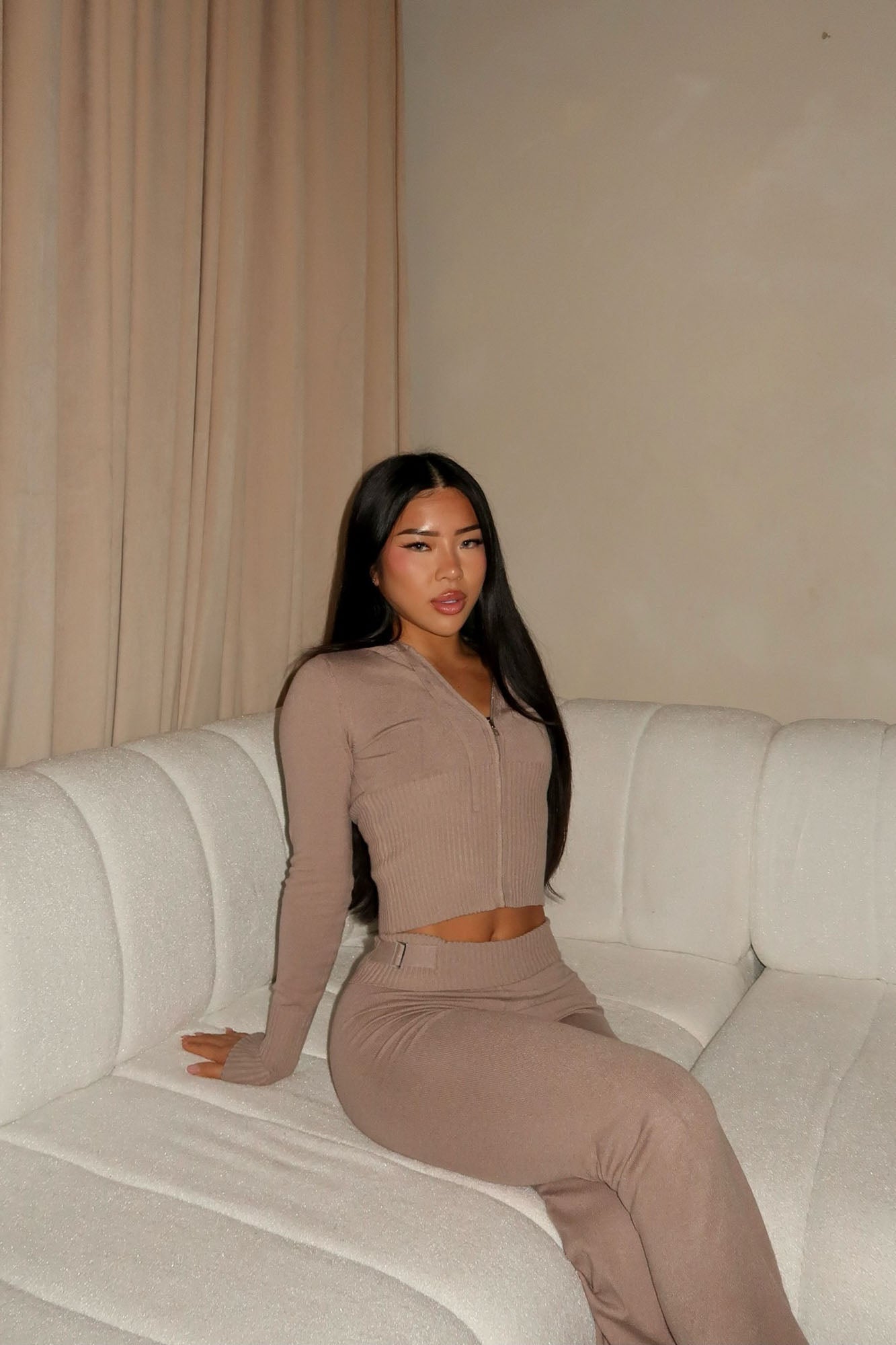 Lena Sweater Pant Set - Oatmeal