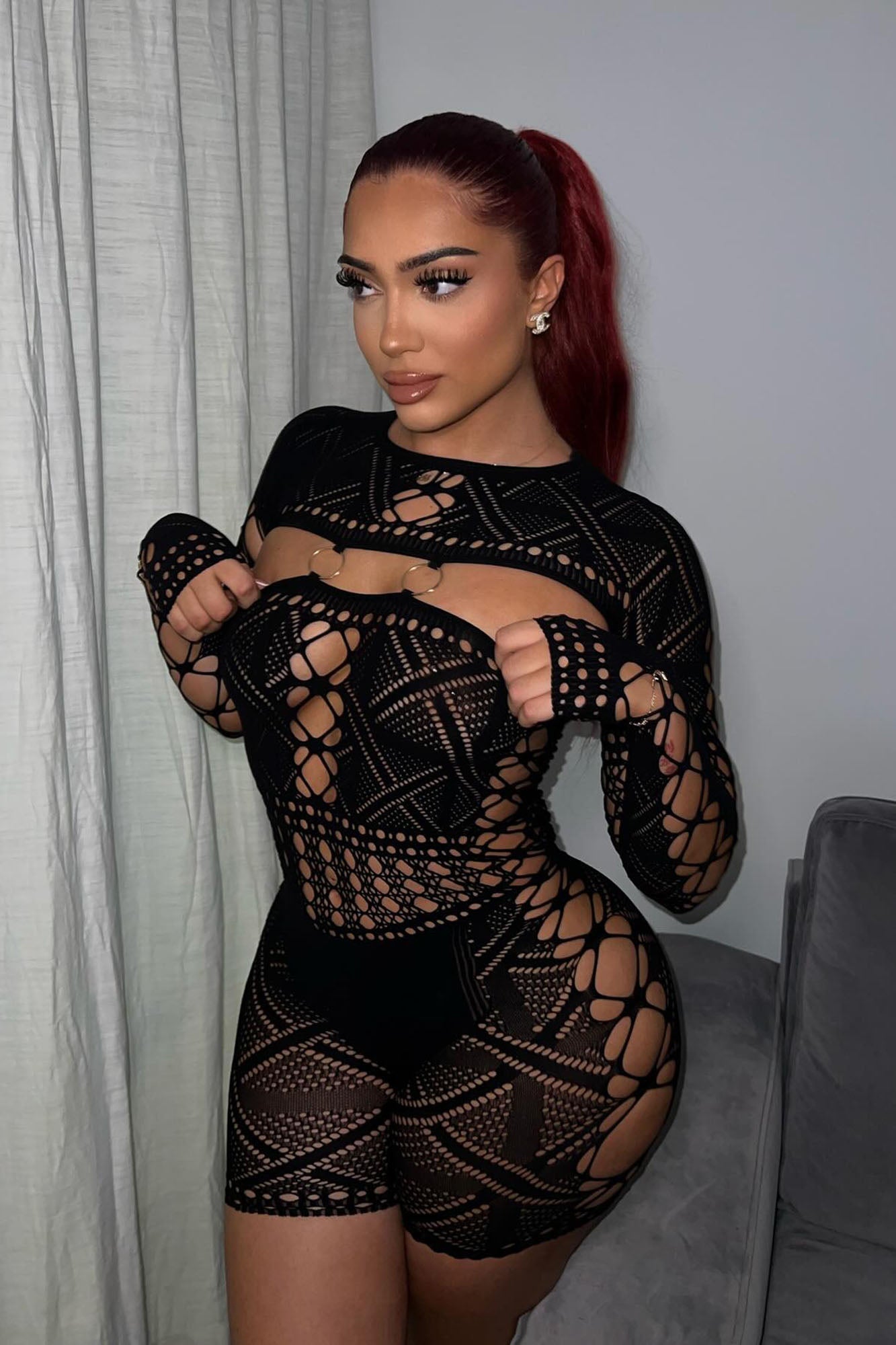 Really Like Your Body Seamless Romper - Black