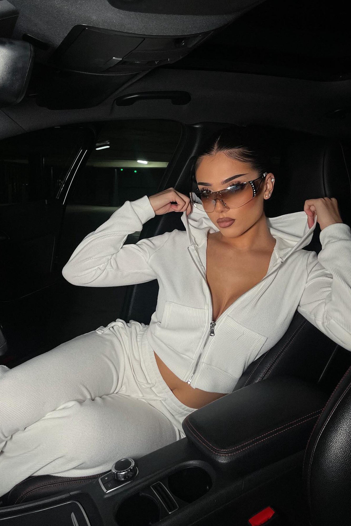 Thinking Of You Thermal Pant Set - Cream