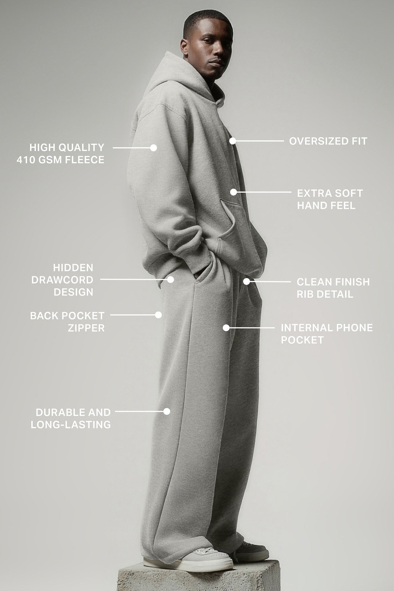 410 Baggy Sweatpants - Black