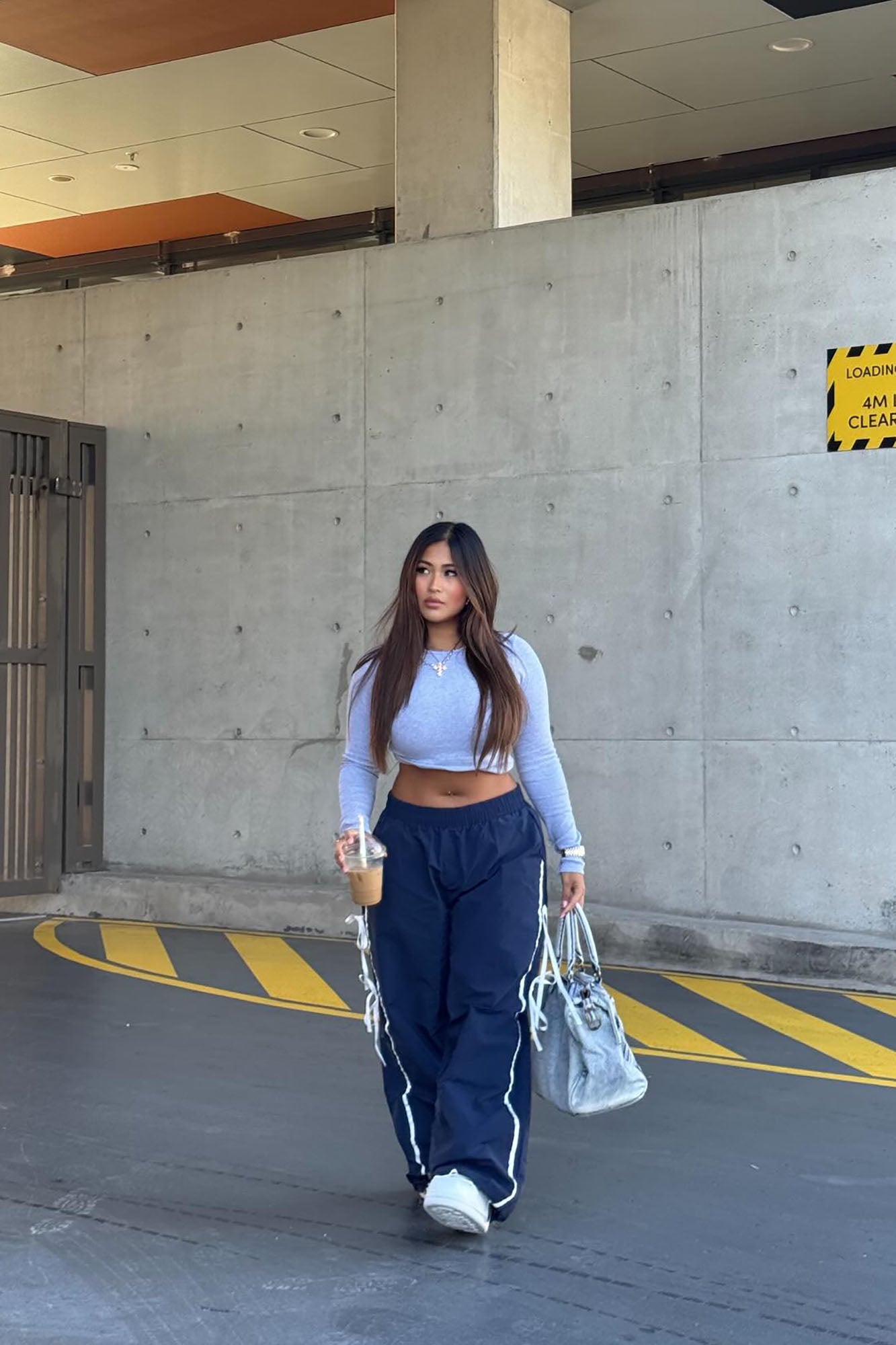 Cindy Windbreaker Track Pant - Navy