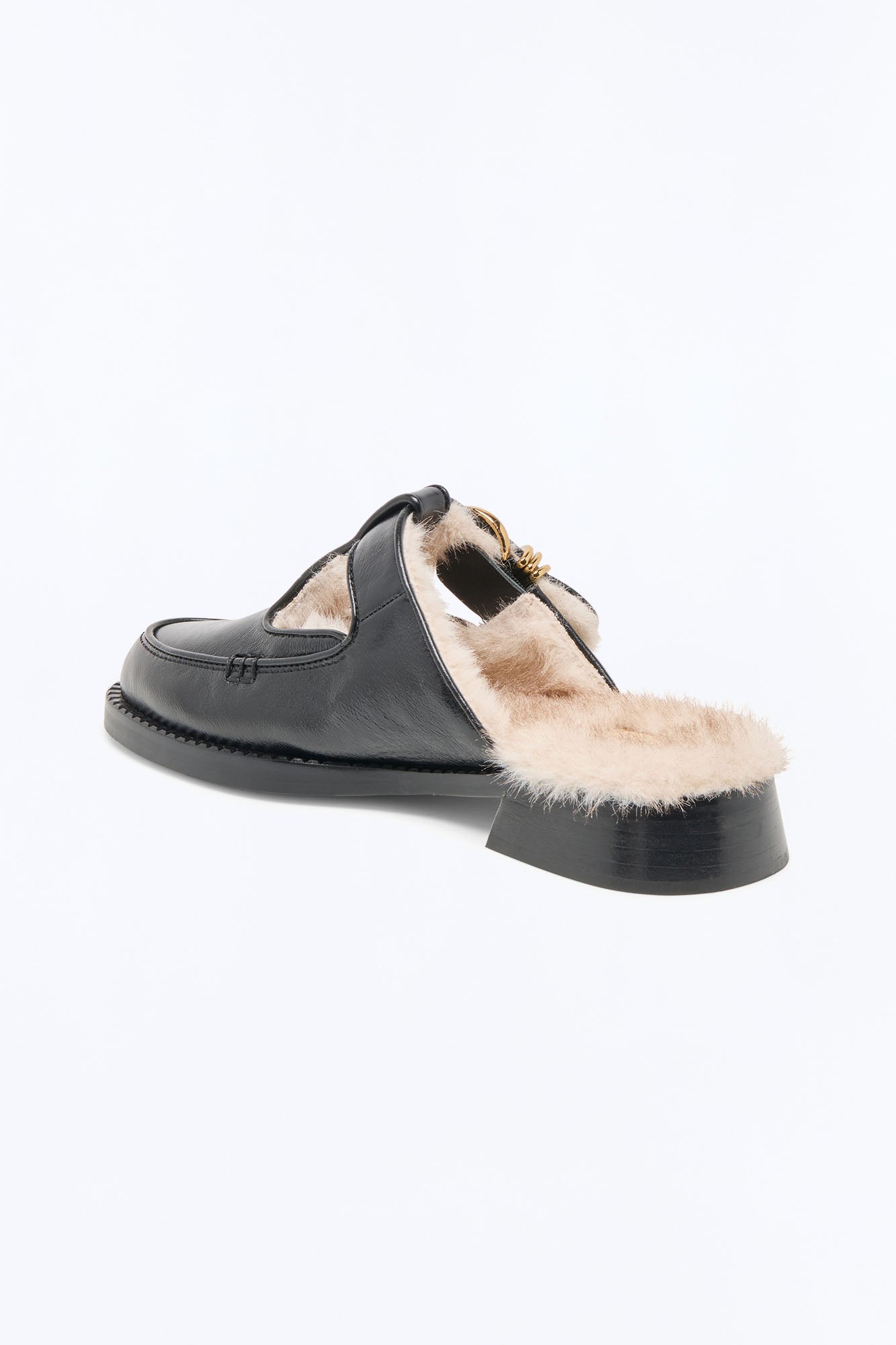 Dolce Vita Harlah Leather Flats - Black