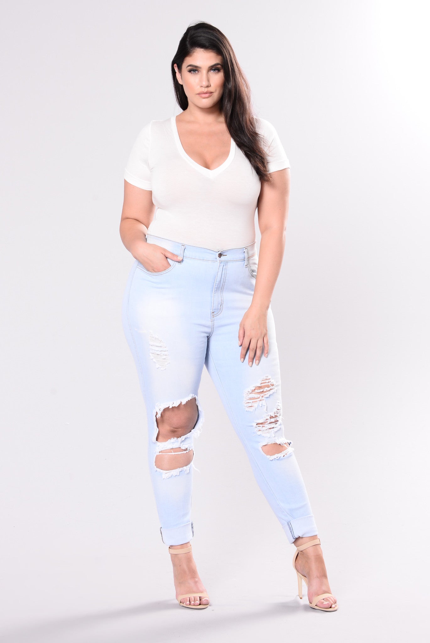 Beach Bum Jeans - Light Blue