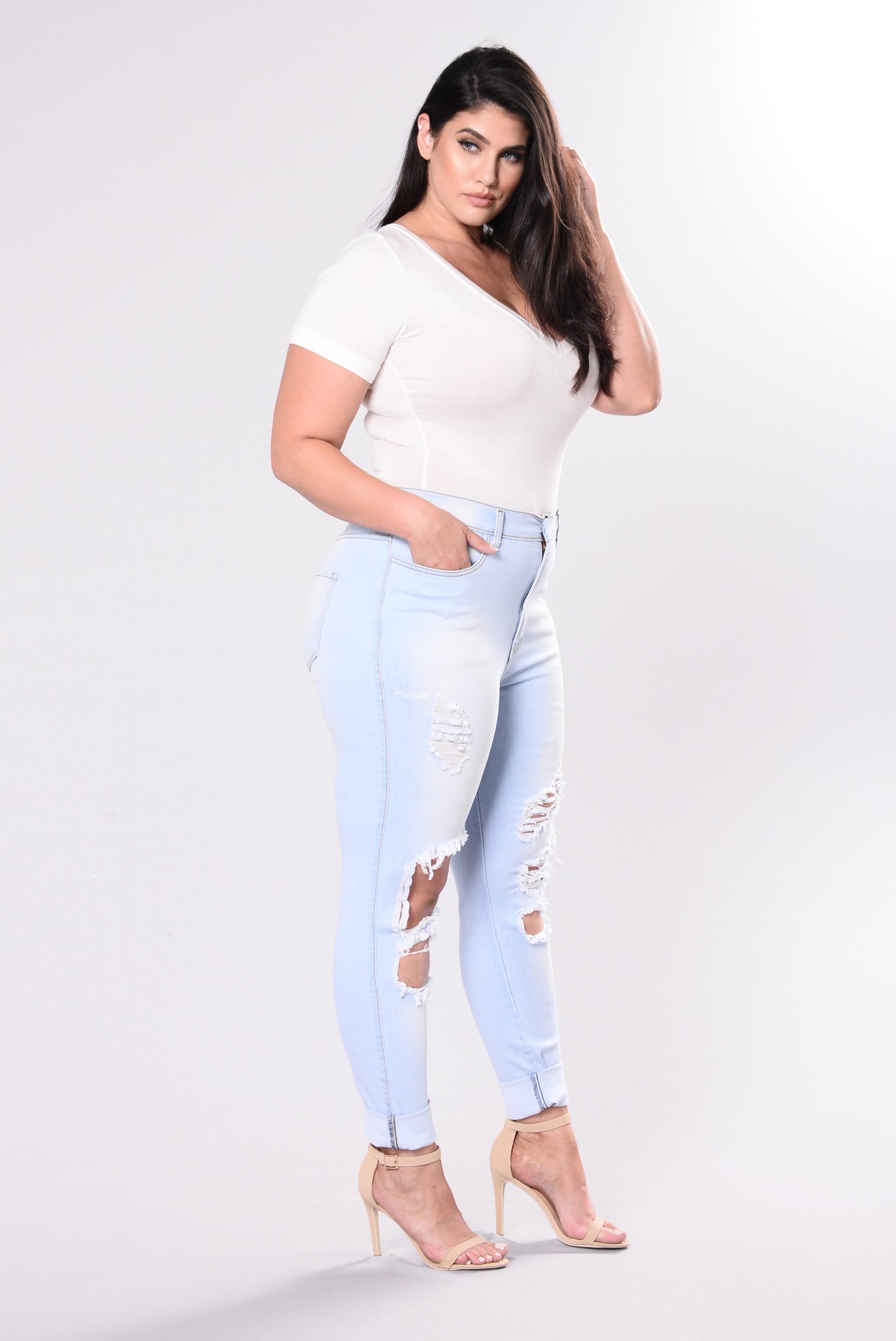 Beach Bum Jeans - Light Blue