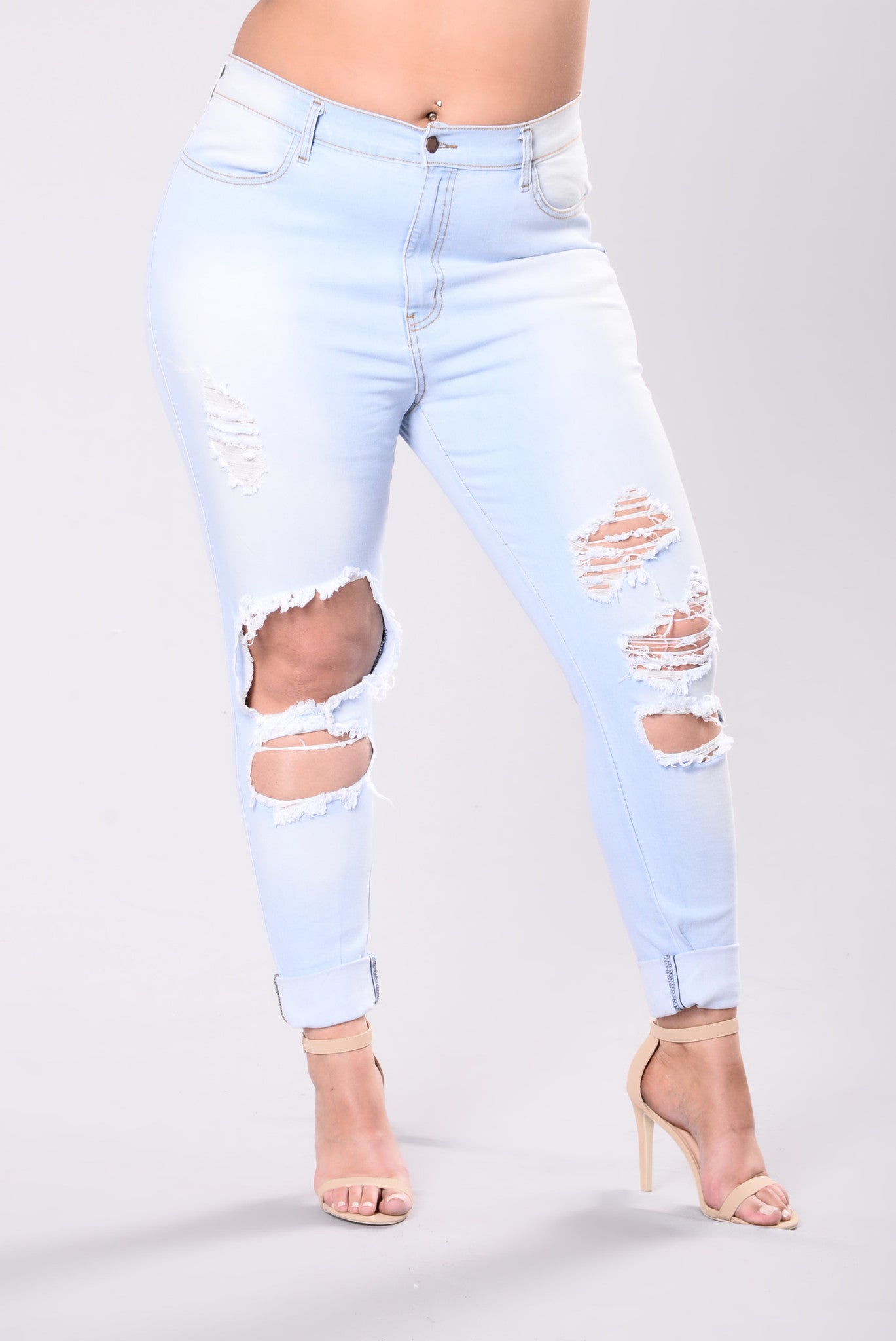 Beach Bum Jeans - Light Blue