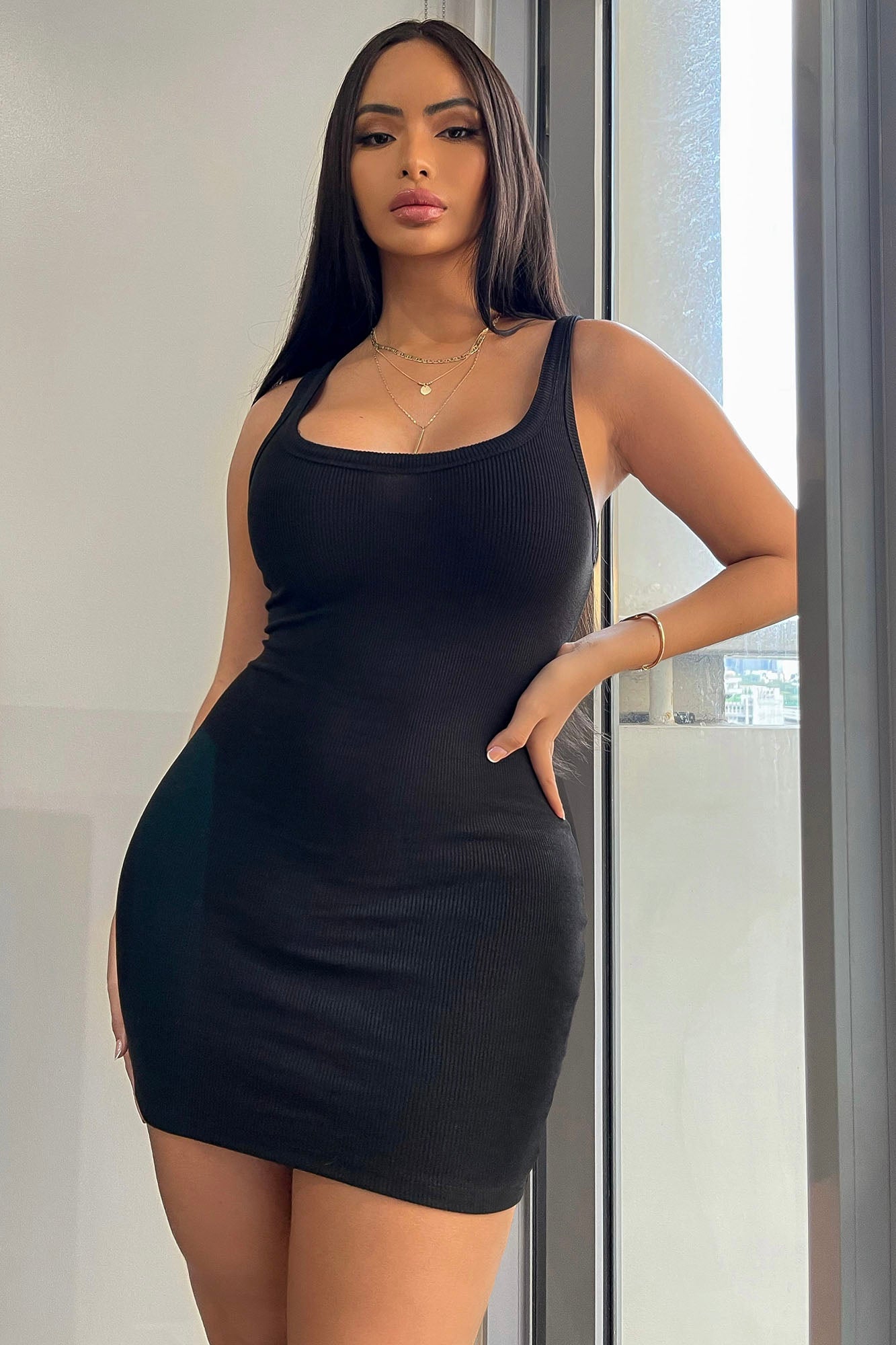 One Of The Boys Dress - Black