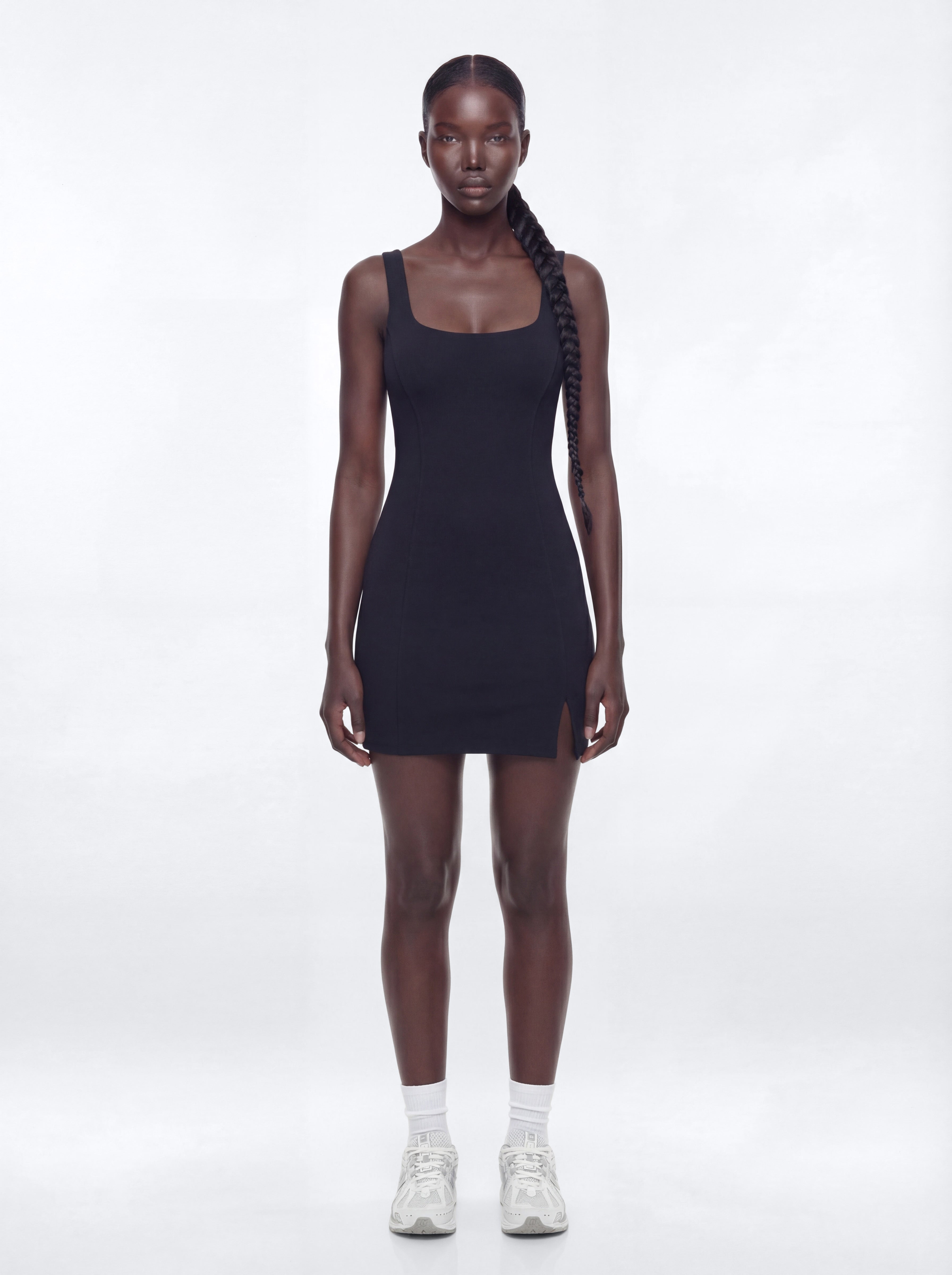 CloudForm™ Built In Shorts Sports Dress - Black