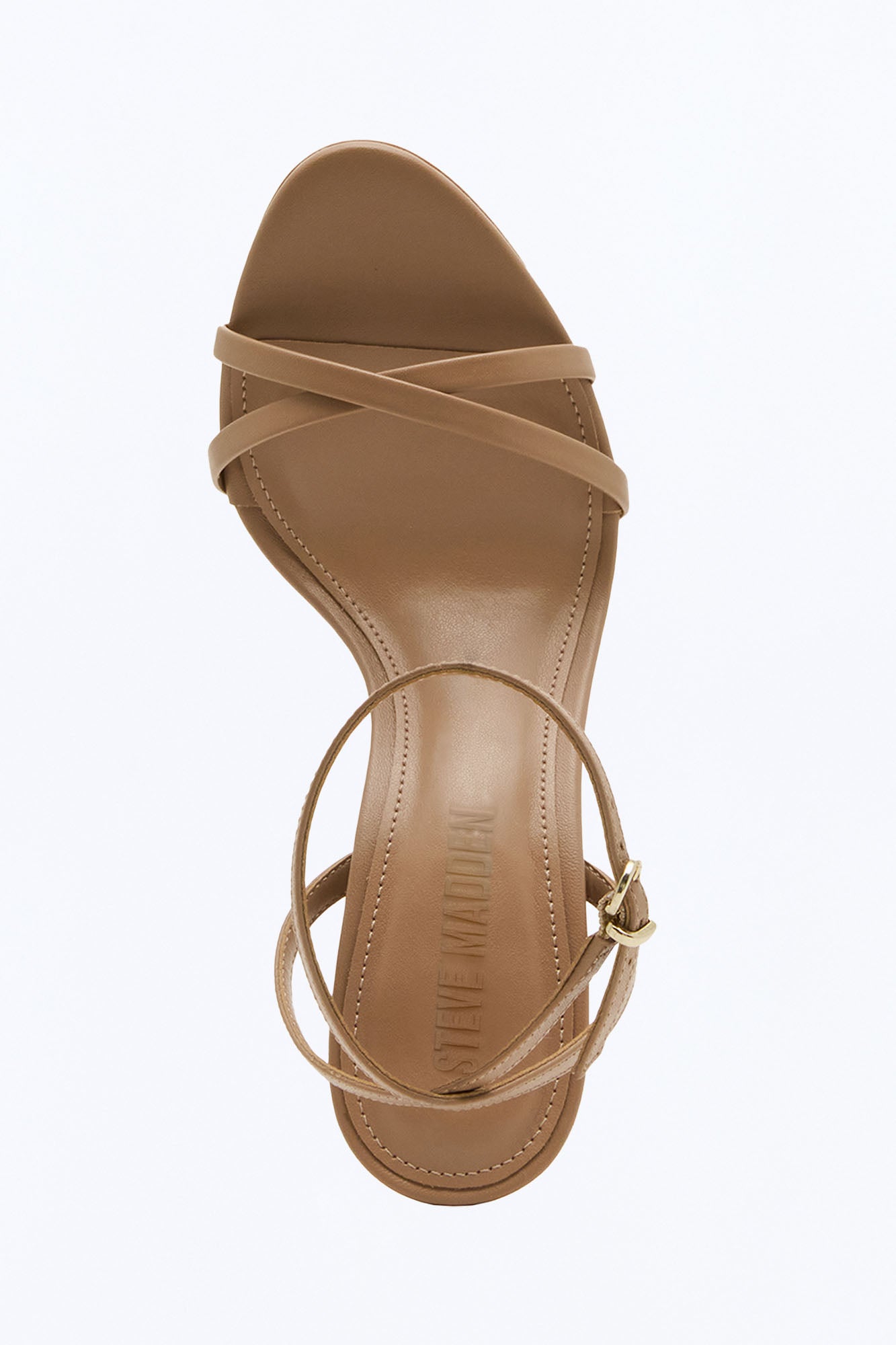 Steve Madden Jypsey Leather Stiletto Heels - Tan