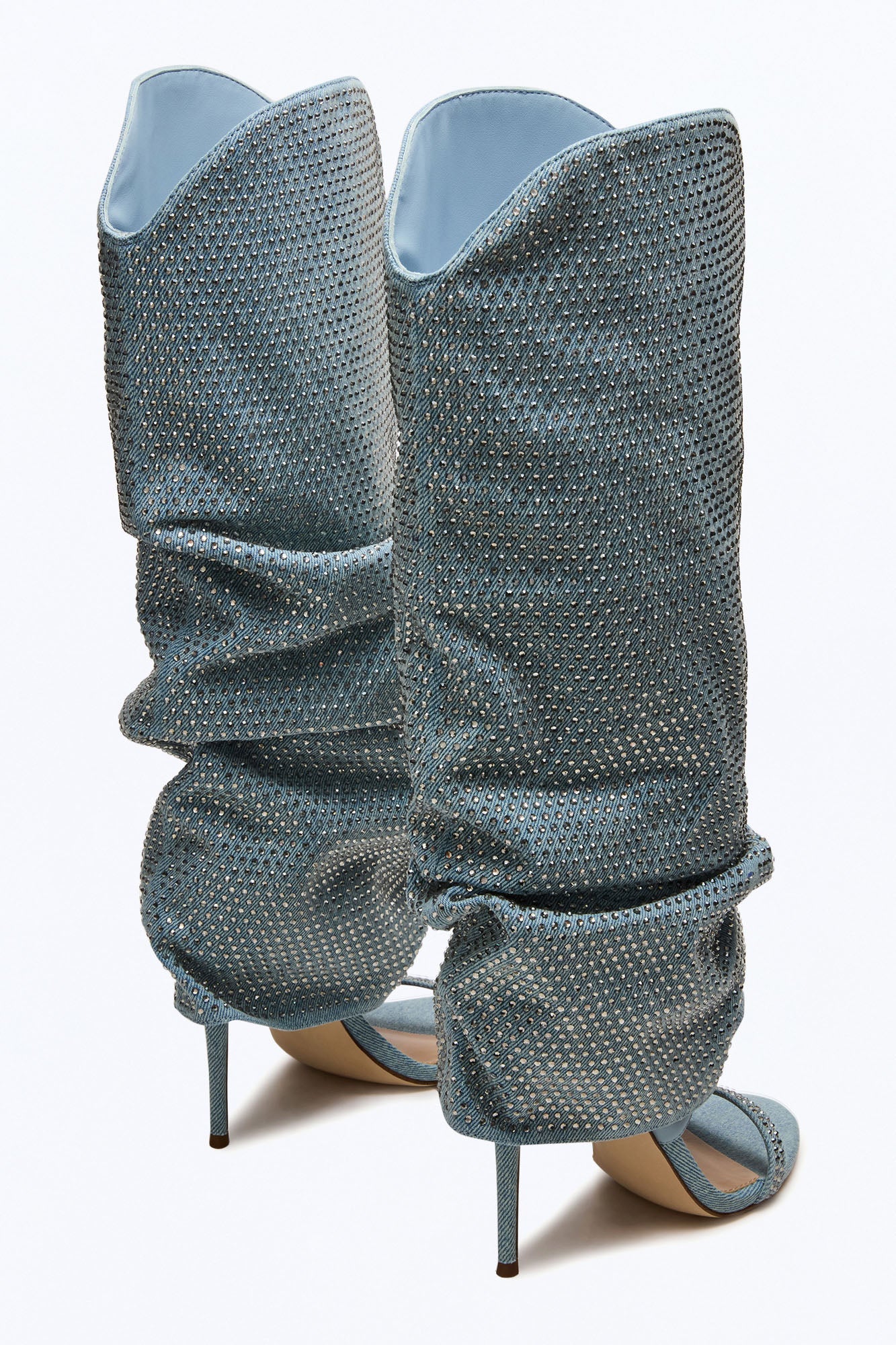 Steve Madden Ravine Denim Boots - Denim