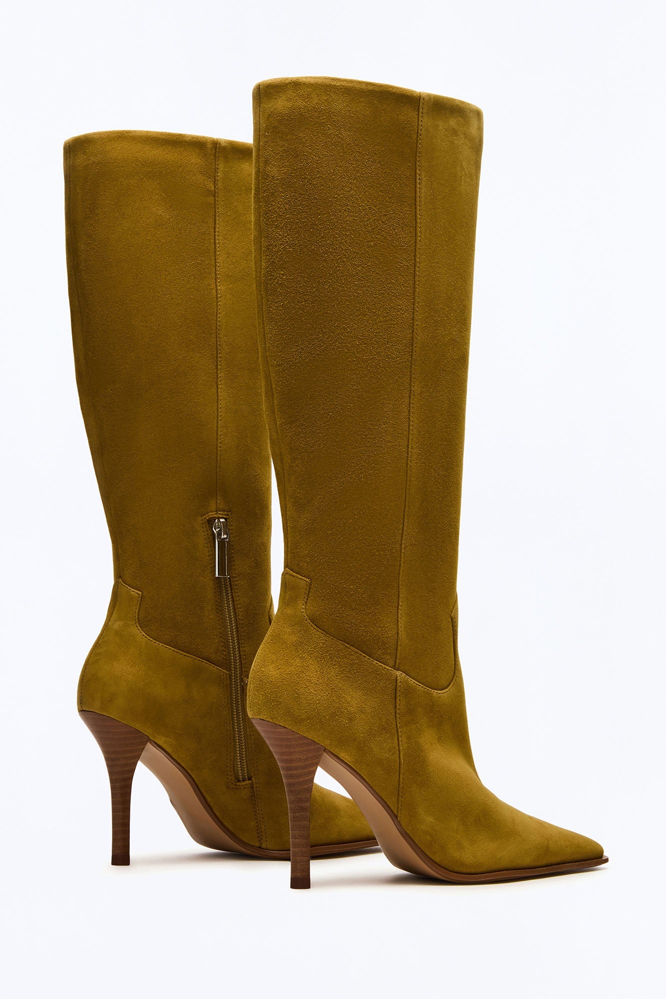 Steve Madden Wescot Suede Boots - Olive