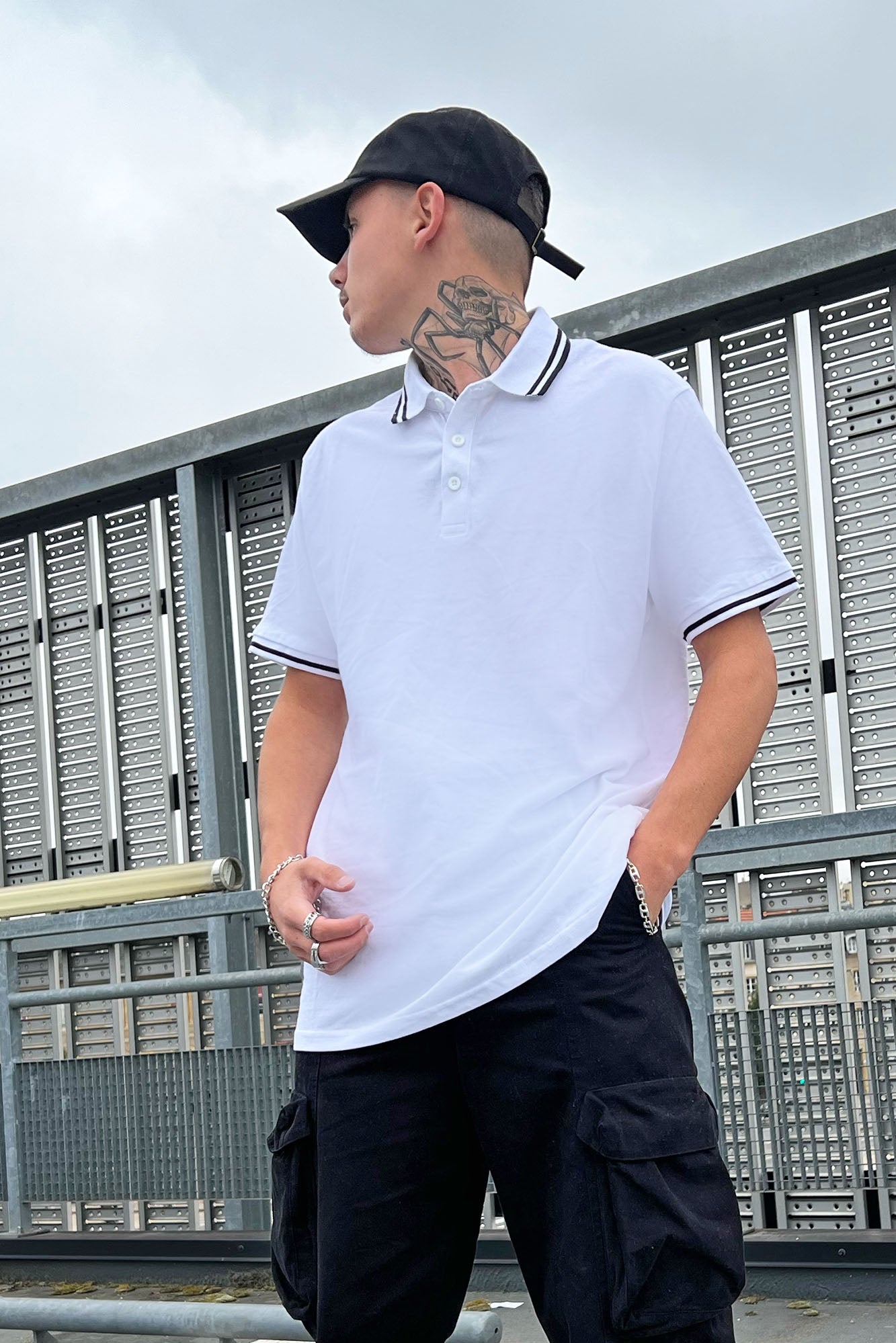 Wilson Short Sleeve Polo - White