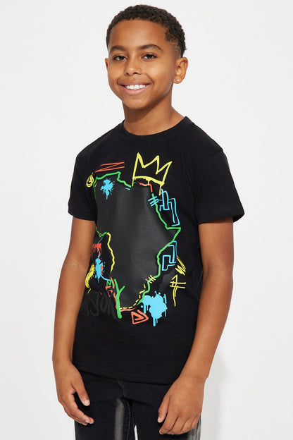 Mini We Made History Short Sleeve Tee - Black