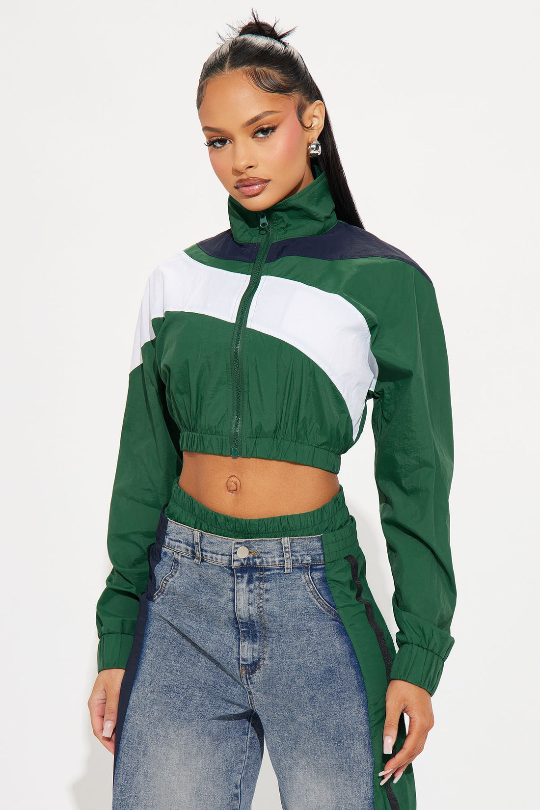 Sporty Girl Pant Set - Green/combo
