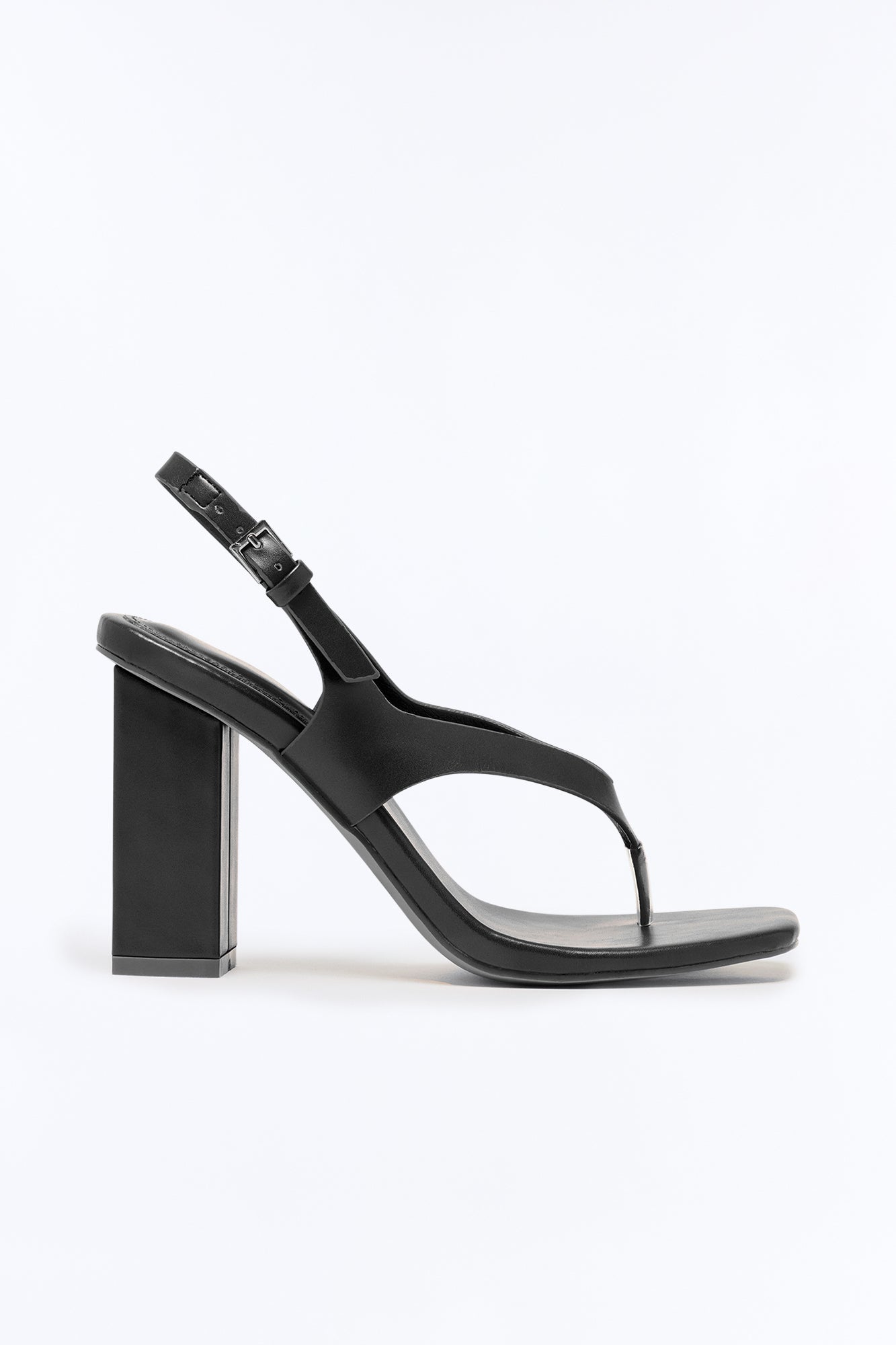 Klass Slingback Thong Heels - Black