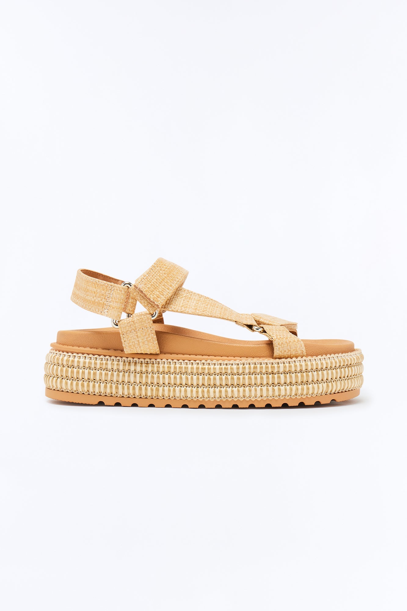 Deedee Raffia Sandals - Natural