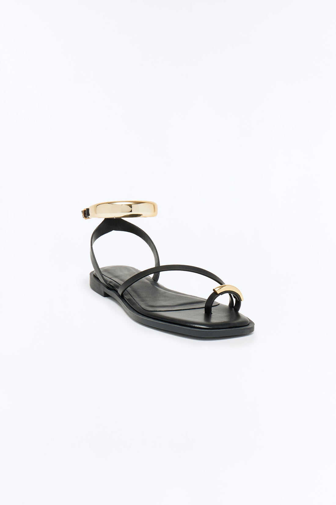 Balboa Hardware Toe Ring Sandals - Black