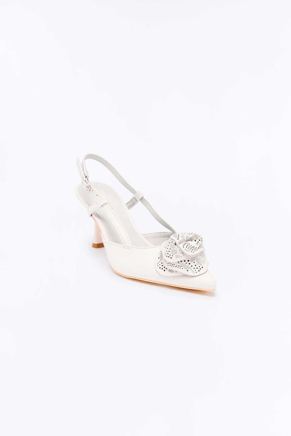 Allegra Floral SlingbackPumps - White