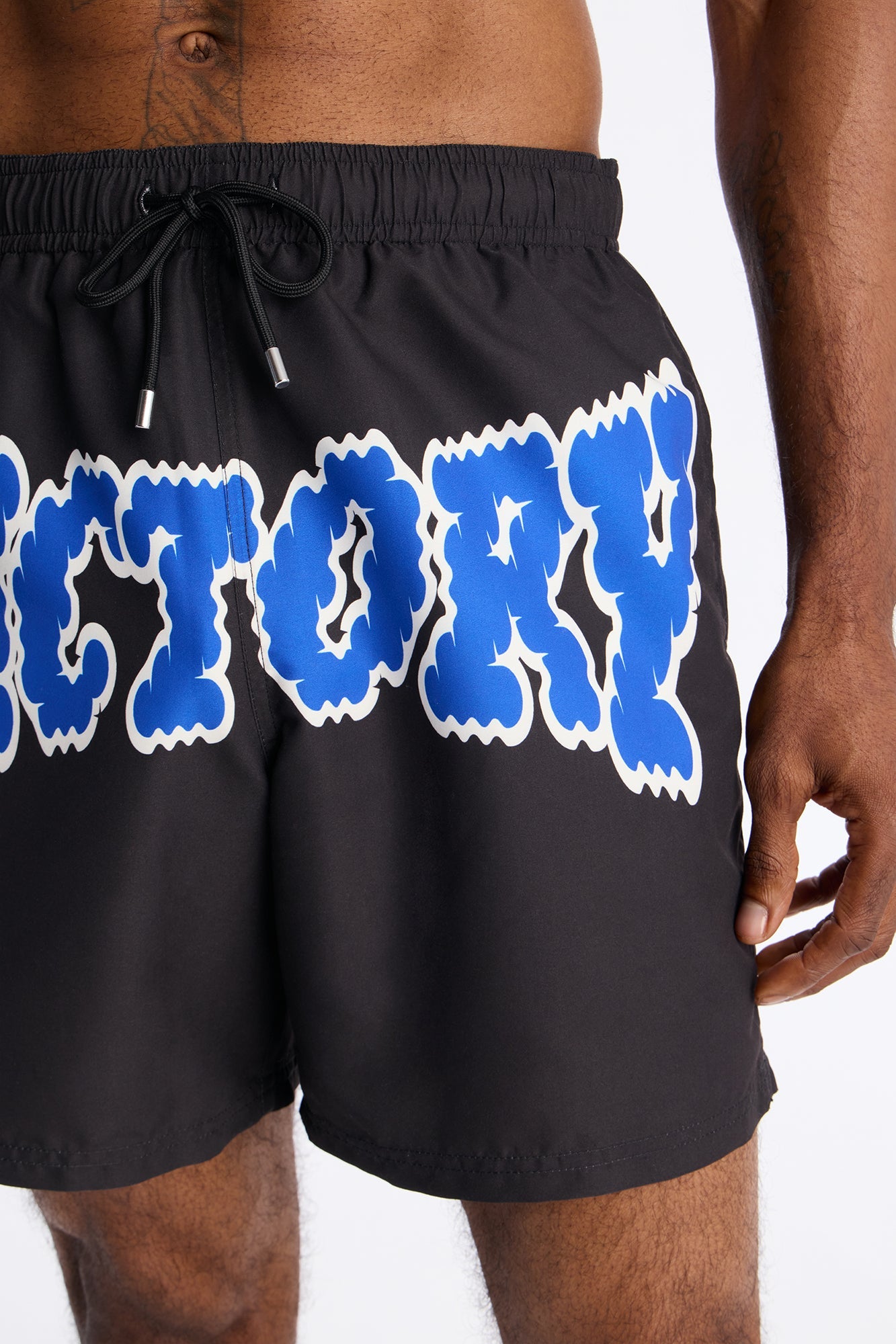 Victory Swim Trunk 7″ - Black/Blue