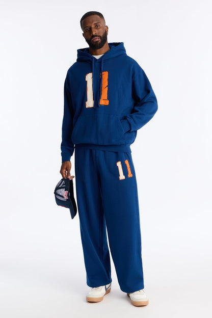 Broadway Patch Hoodie - Navy