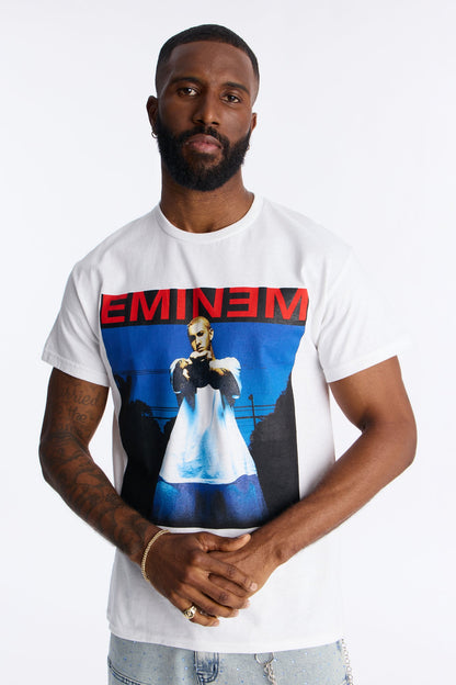 Eminem The Real Slim Shady Short Sleeve Tee - White