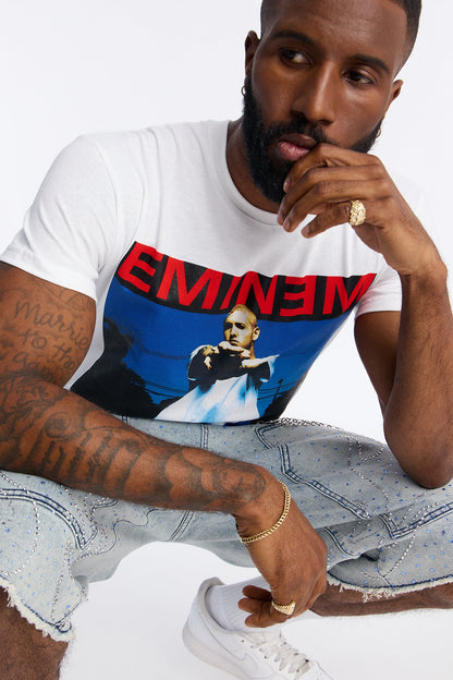 Eminem The Real Slim Shady Short Sleeve Tee - White