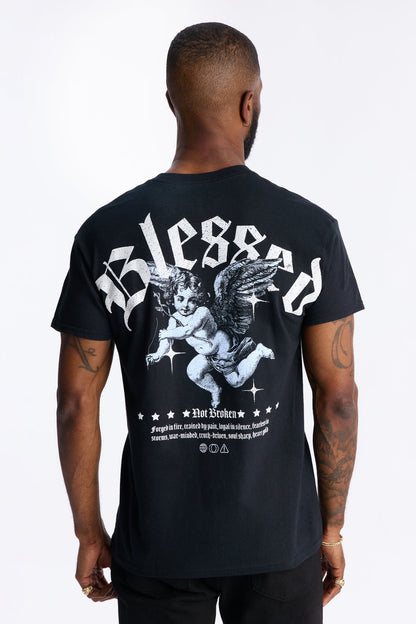 Blessed Not Broken Short Sleeve Tee - Black
