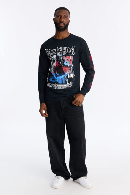 Boyz N The Hood Once Upon A Time Long Sleeve Tee - Black