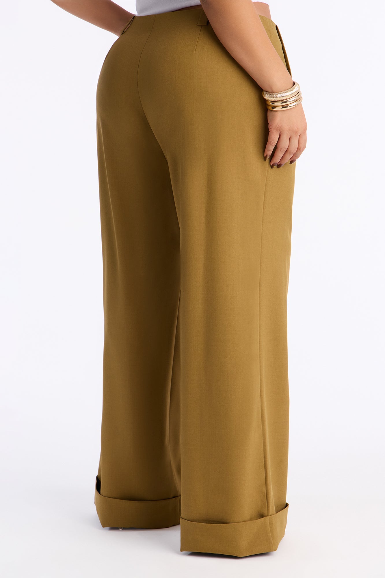 So Professional Low Rise Trouser Pants 33″ - Olive