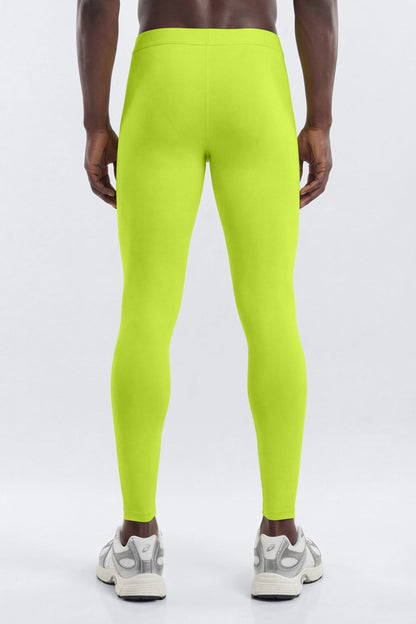 PowerFlex™ Compression 28″ Active Tights - Neon Yellow