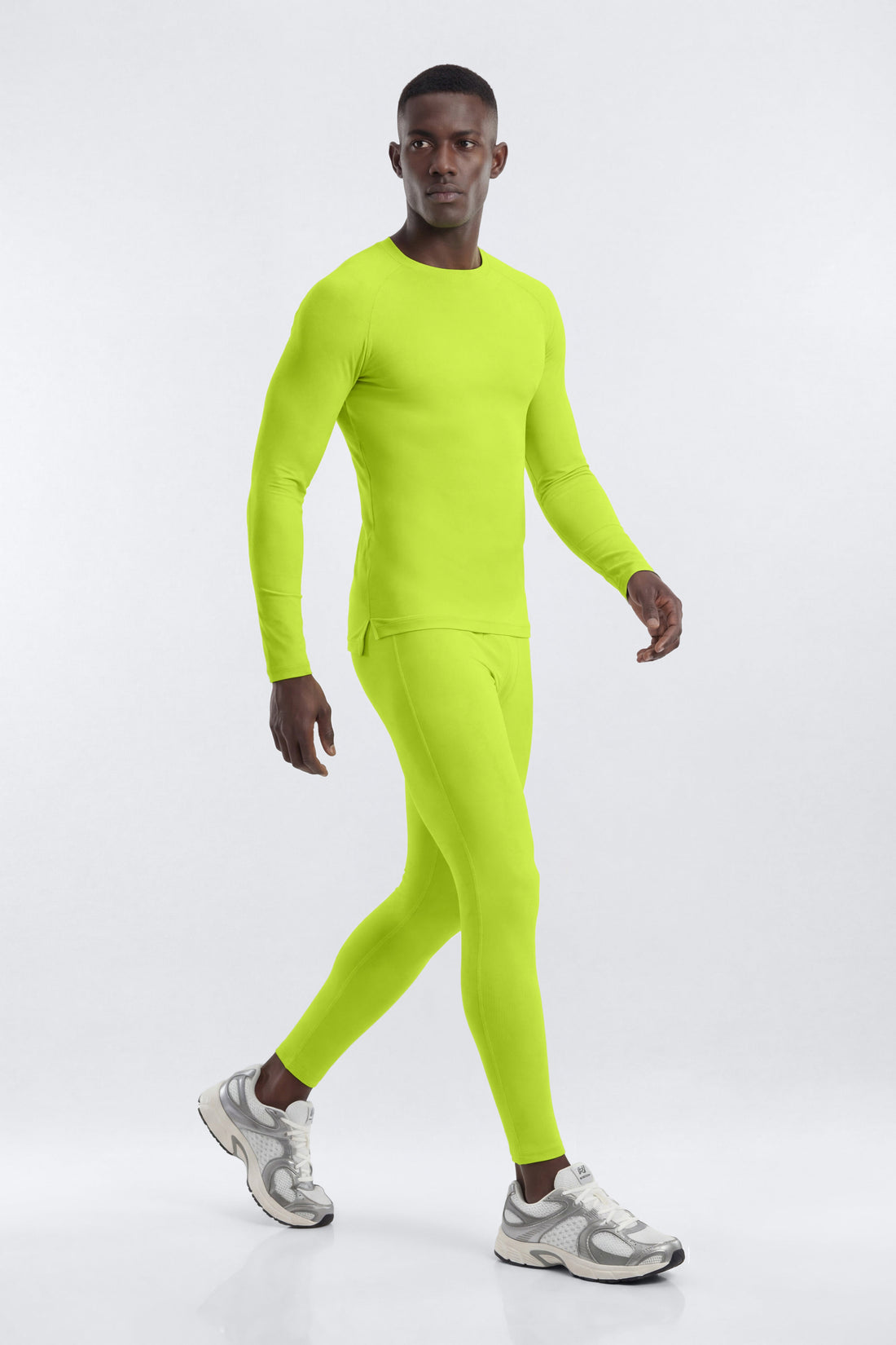 PowerFlex™ Compression Long Sleeve Top - Neon Yellow