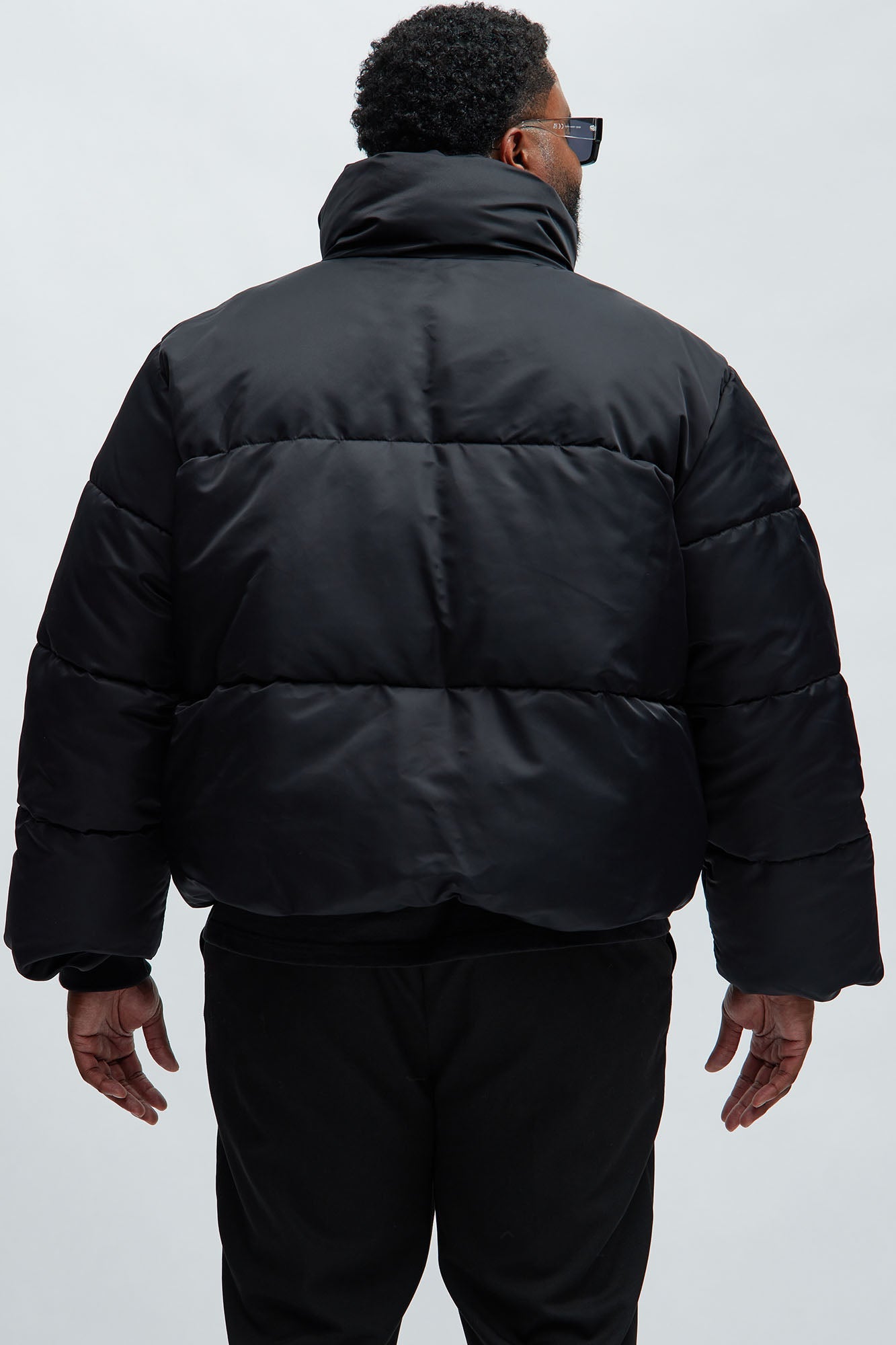 Norton Cropped Puffer - Black