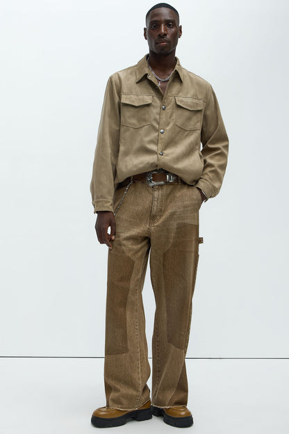 Last Impression Nova Baggy Jeans - Brown