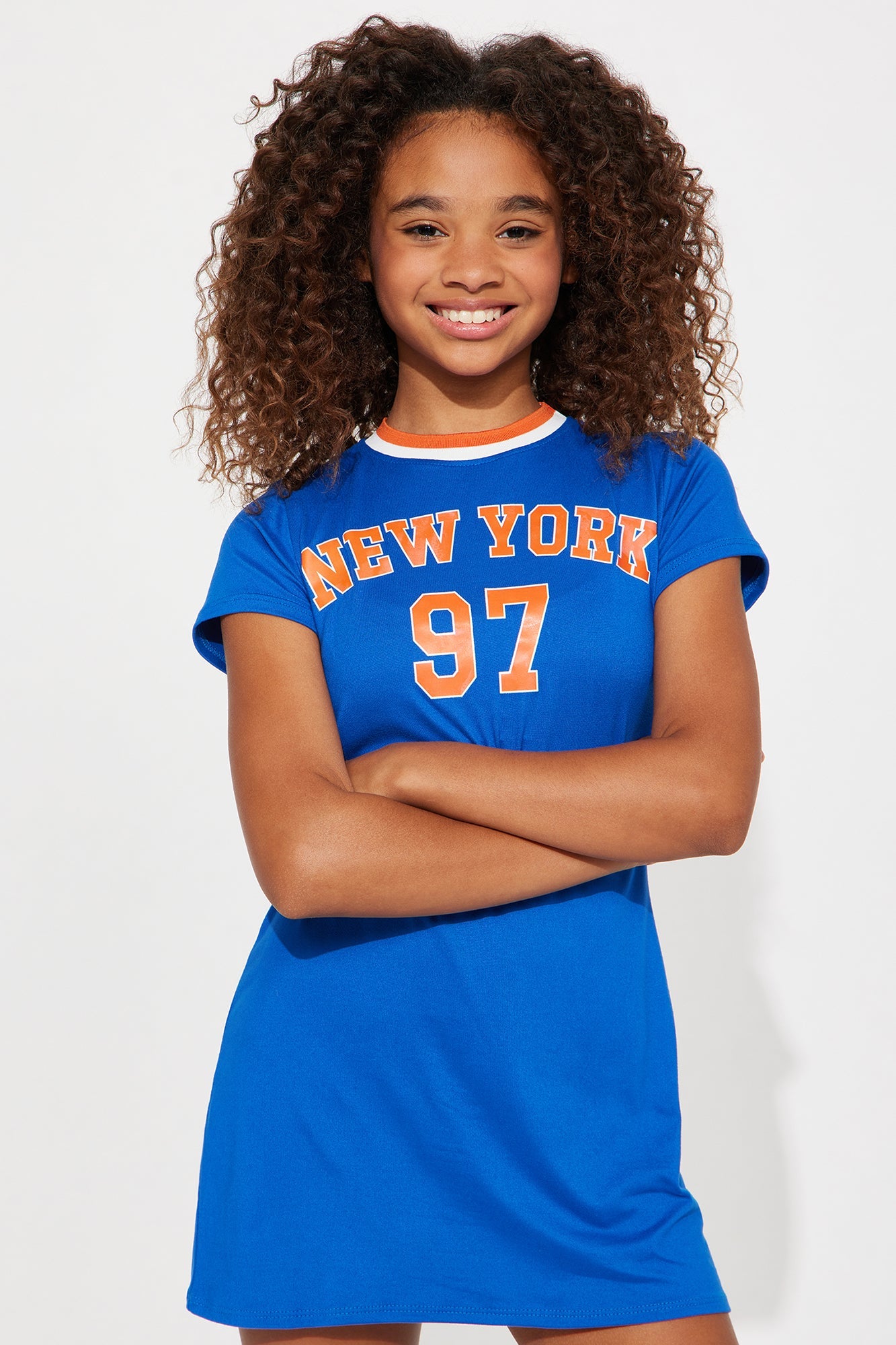 Mini Sitting Court Side Dress - Royal