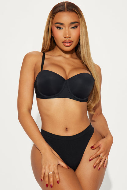 Hit Those Angles Multi Way Bra - Black