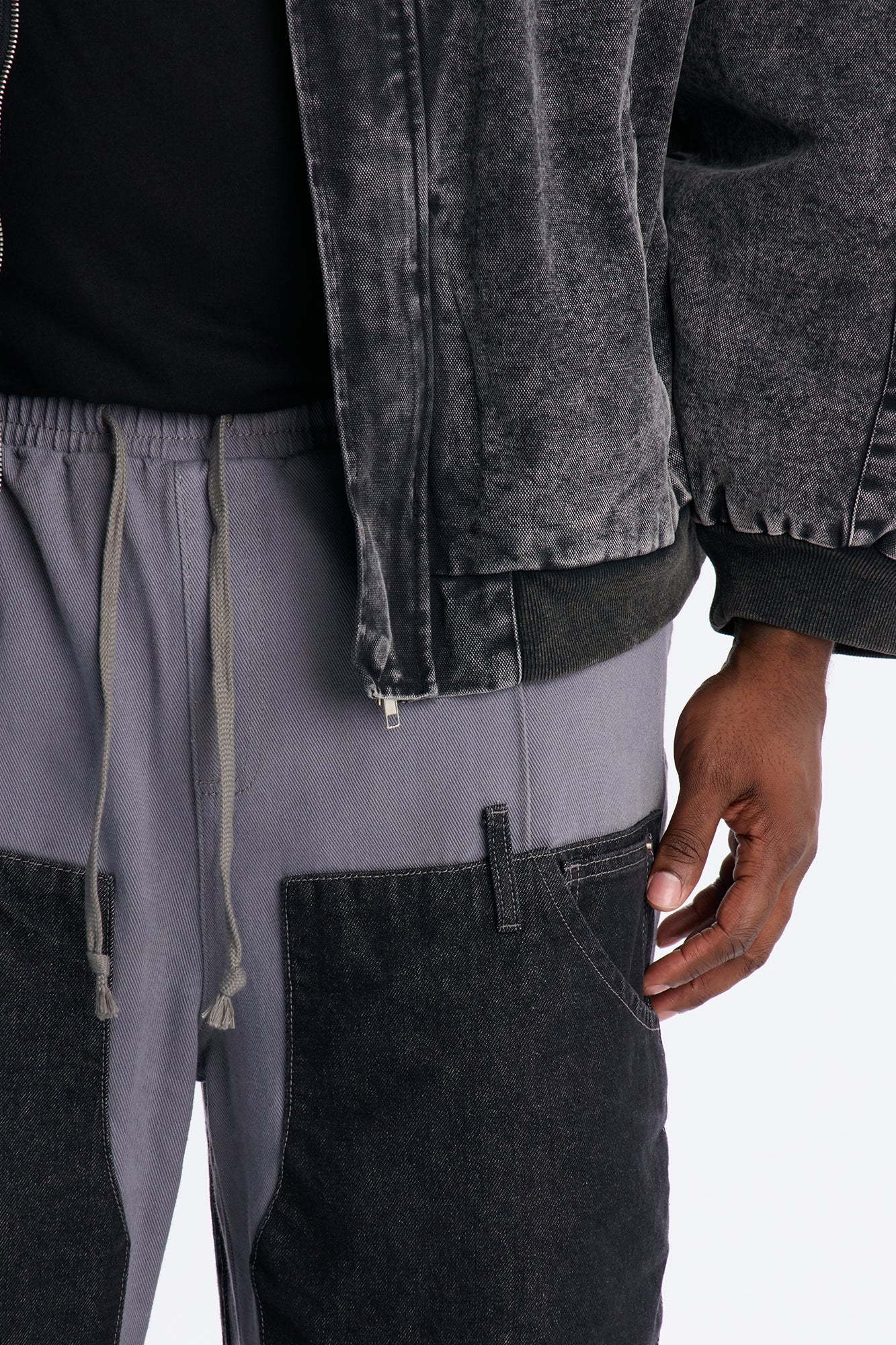 Straight Assemblage Hybrid Pant - Blue/combo