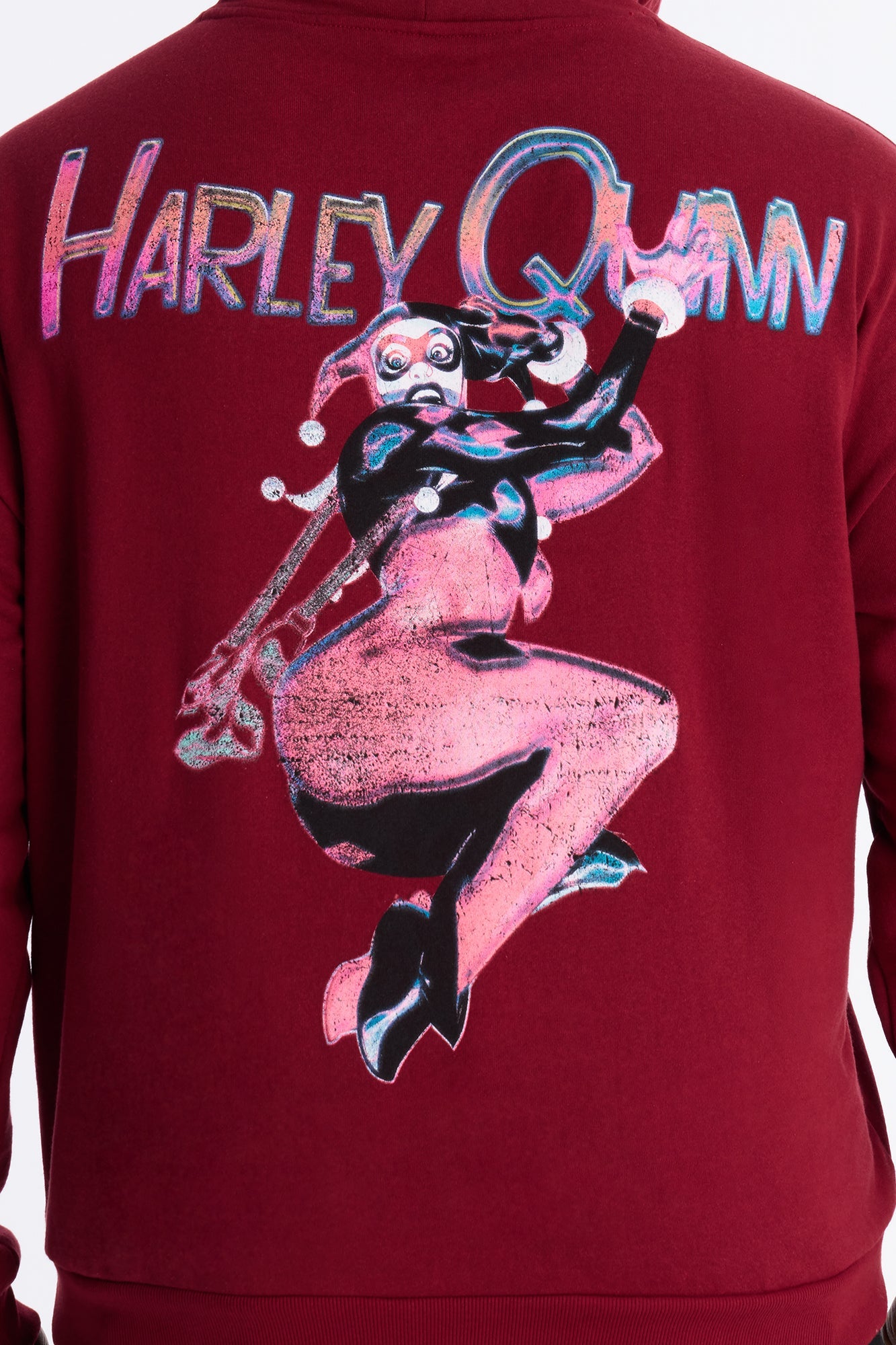 DC Harley Quinn Hoodie - Burgundy