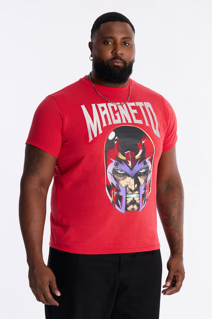 Magento Embroidered Short Sleeve Tee - Red