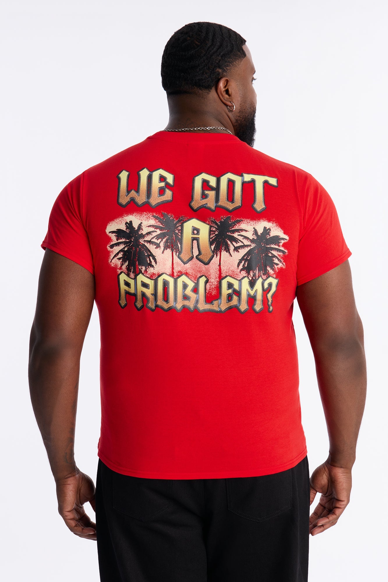Boyz N The Hood Doughboy Embroidered Short Sleeve Tee - Red