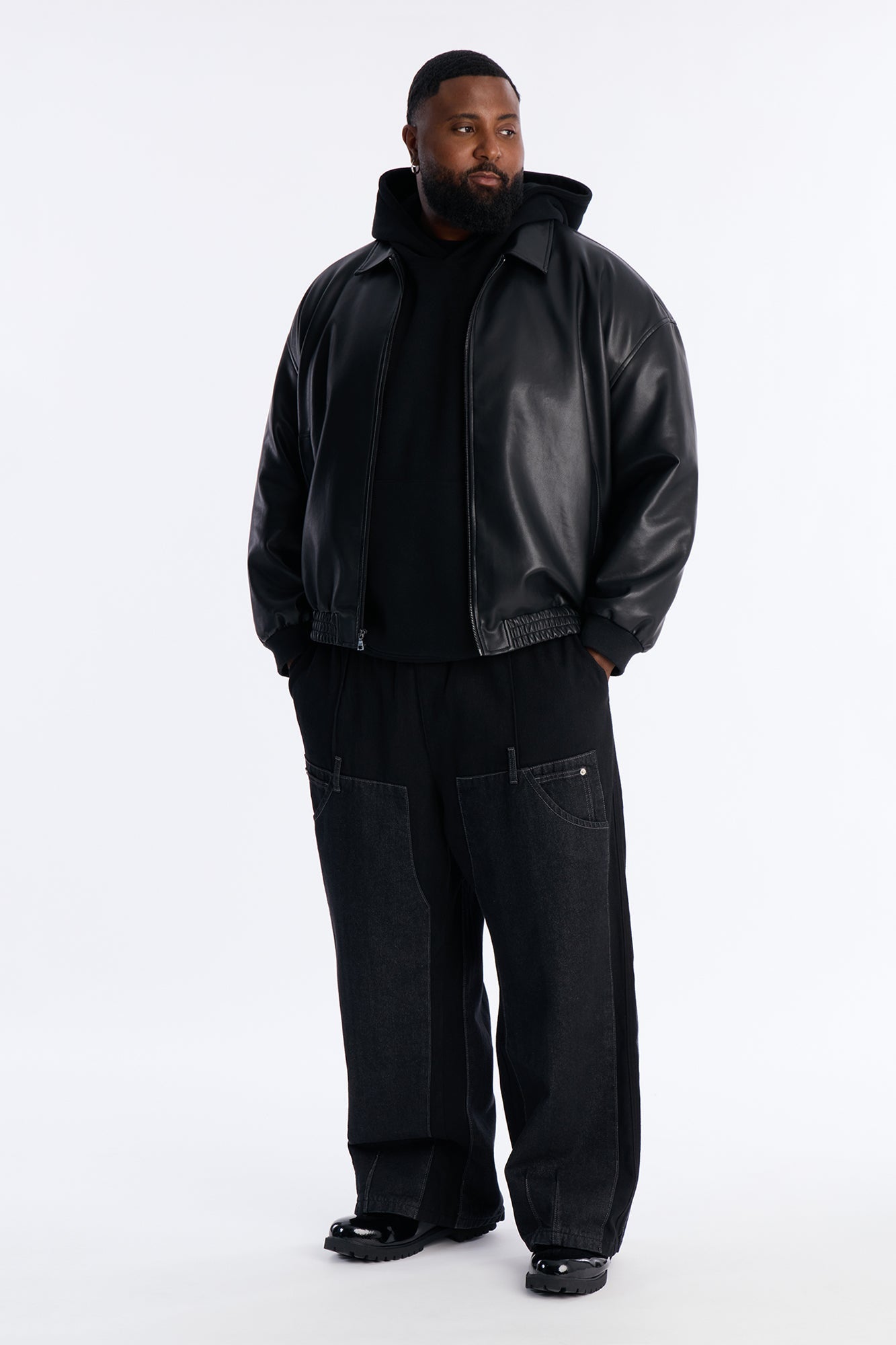 Straight Assemblage Hybrid Pant - Black/combo