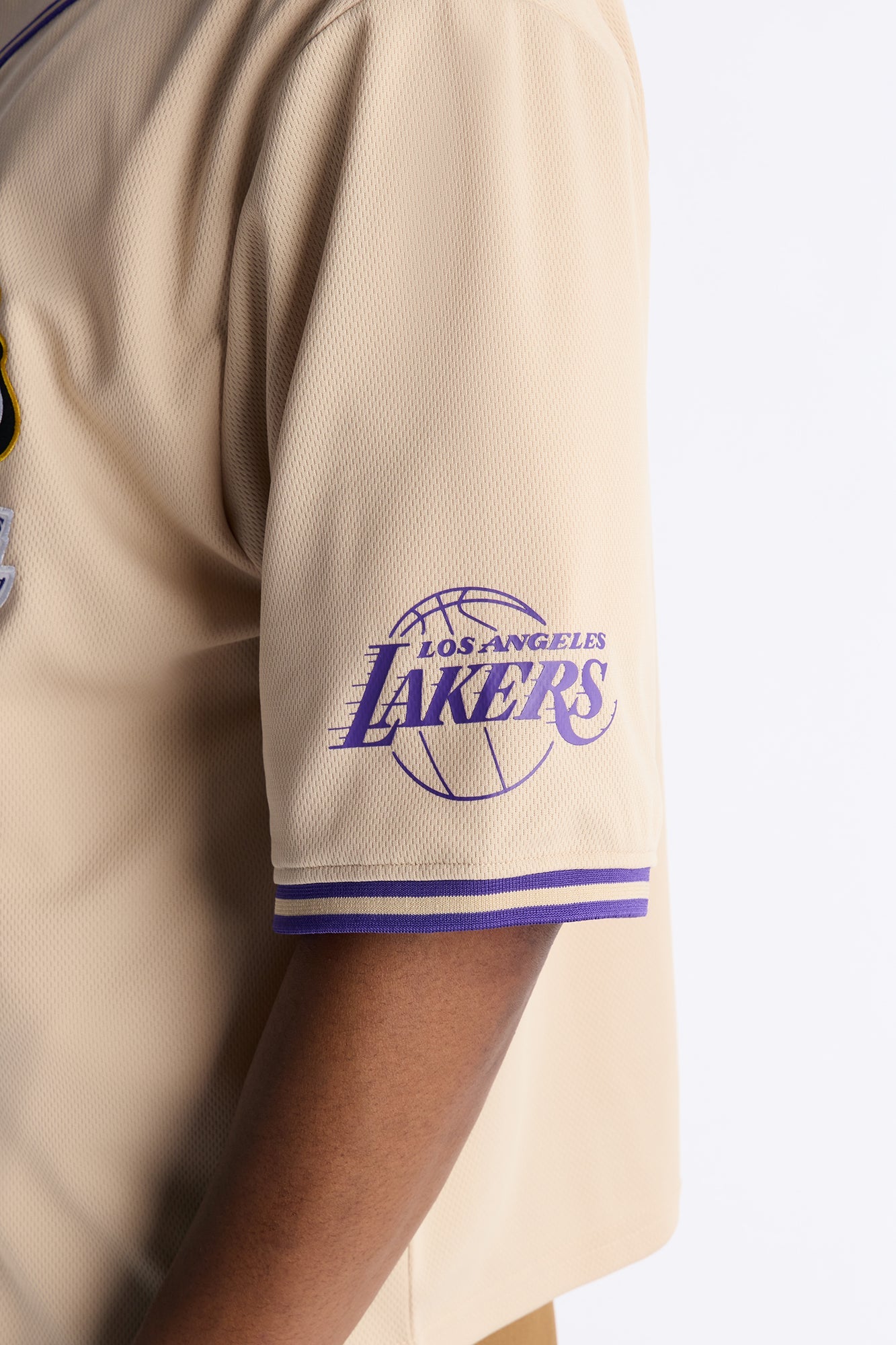 Lakers Home Team Boxy Baseball Jersey - Sand